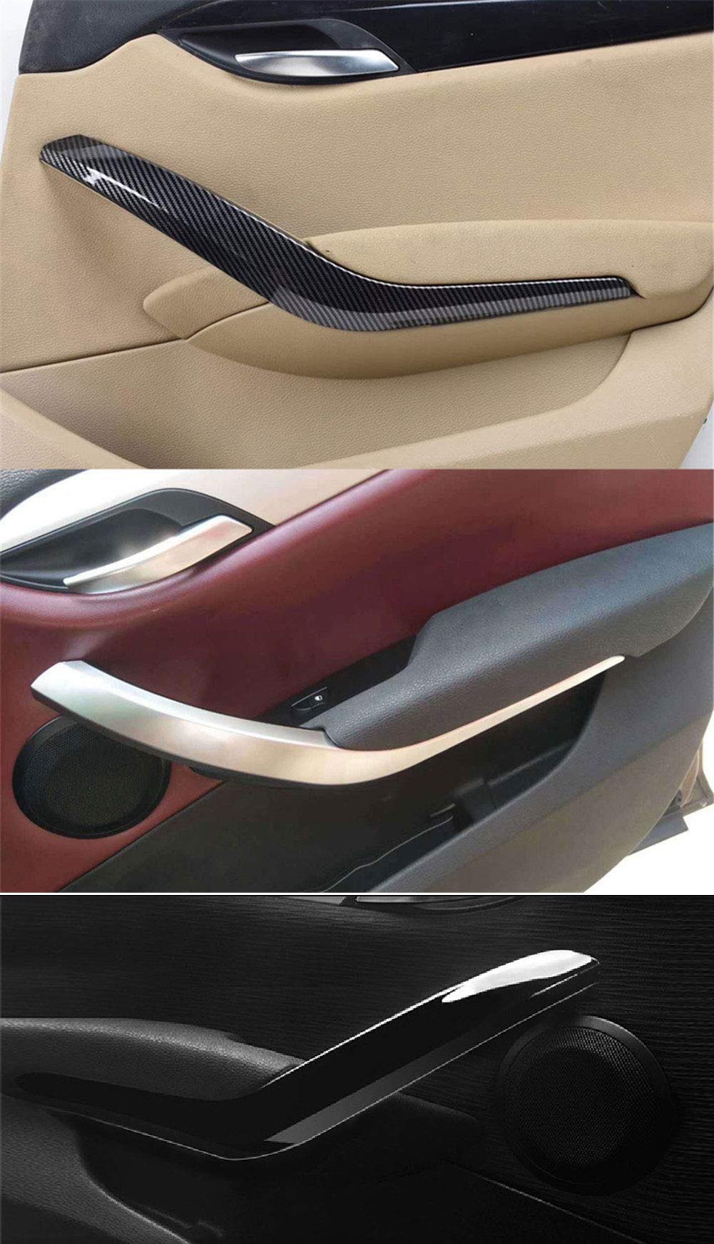 BMW X1 E84 2010-2016 Interior Door Handle Cover Replacement - Silver Armrest Bracket Pull Grab Trim | Perfect for Car Interior Upgrade & Door Handle Protection