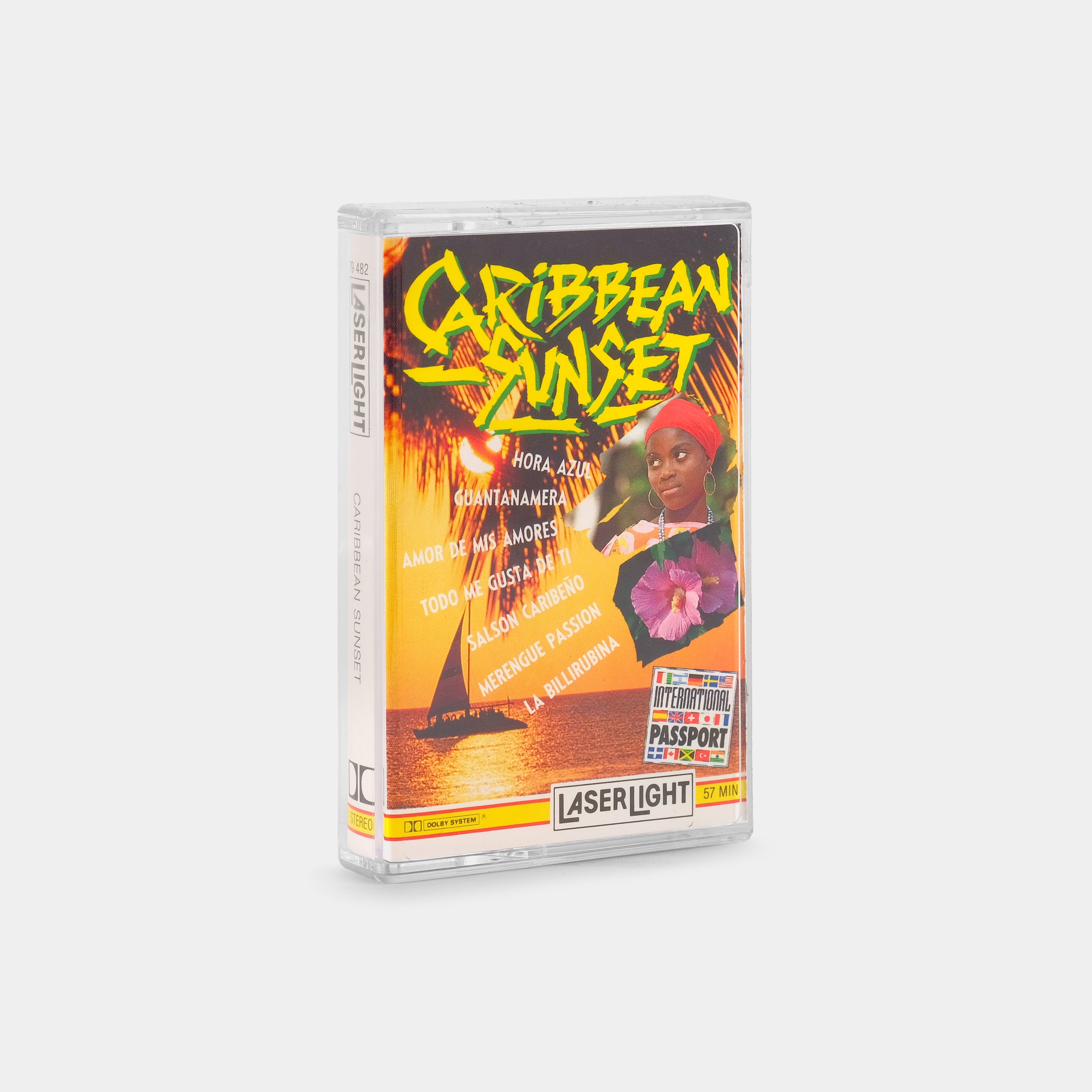 Caribbean Sunset Cassette Tape - Vintage Retro Music Tape for Walkman & Boombox - Perfect for Beach Parties, Road Trips & 80s Nostalgia