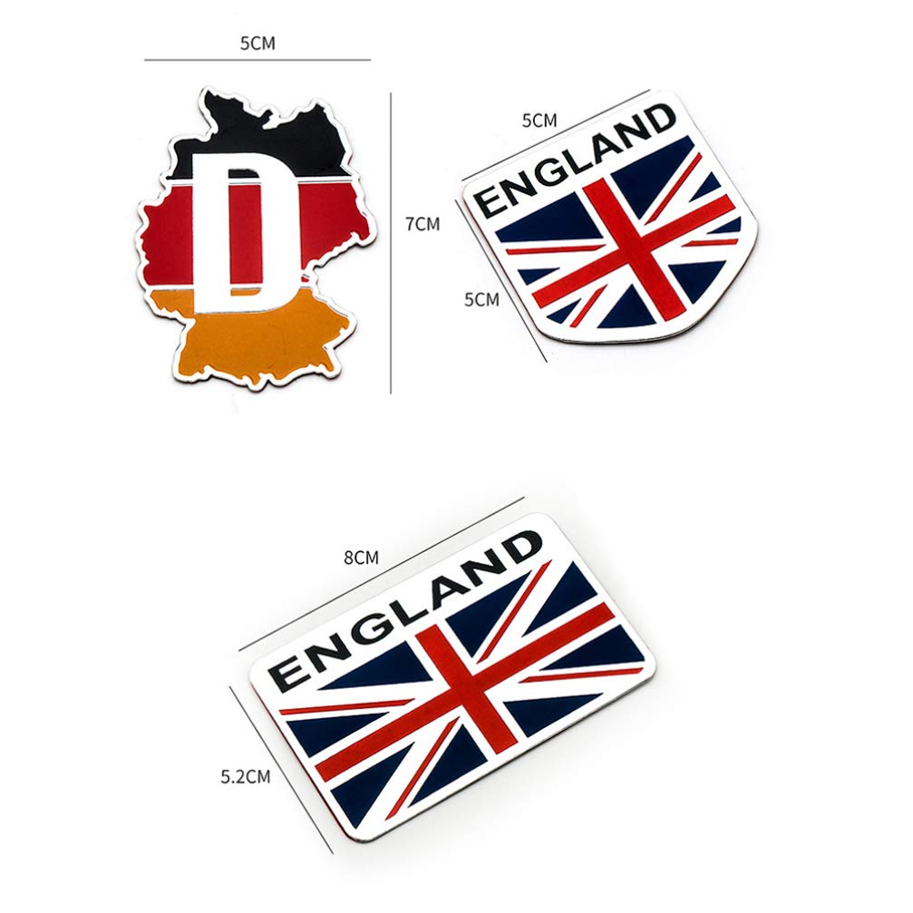 VOSAREA British Flag Car Sticker - High-Quality Vinyl Decal for UK Cars, Windows & Vehicles - Waterproof Decorative Accessories for Cars, Trucks & Motorcycles - Perfect for Football Matches, Road Trips & National Pride Display