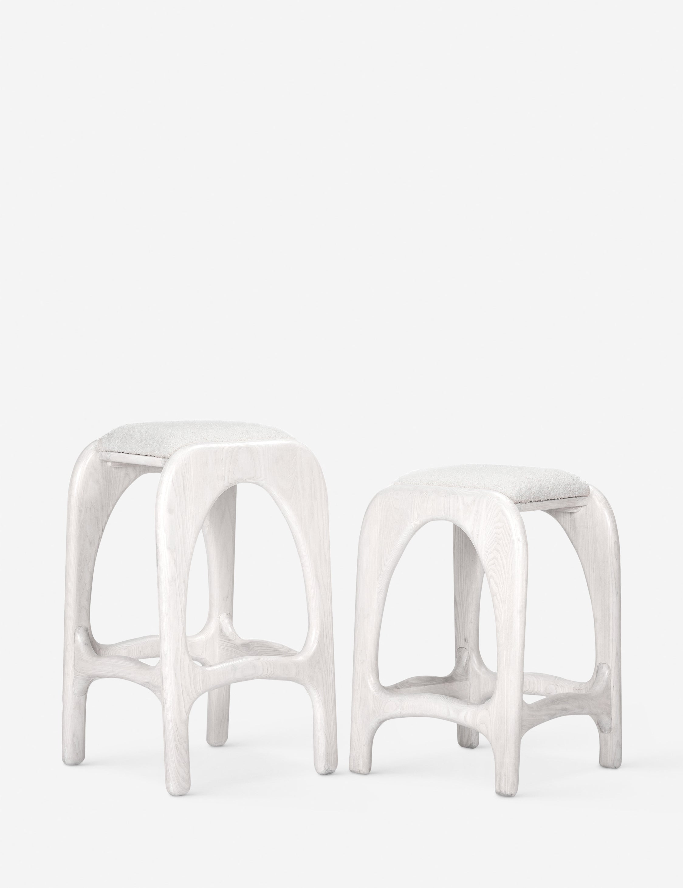 Ashford Bar Stool - Adjustable Height Counter Stool with Backrest - Perfect for Kitchen Island, Breakfast Nook & Home Bar Decor