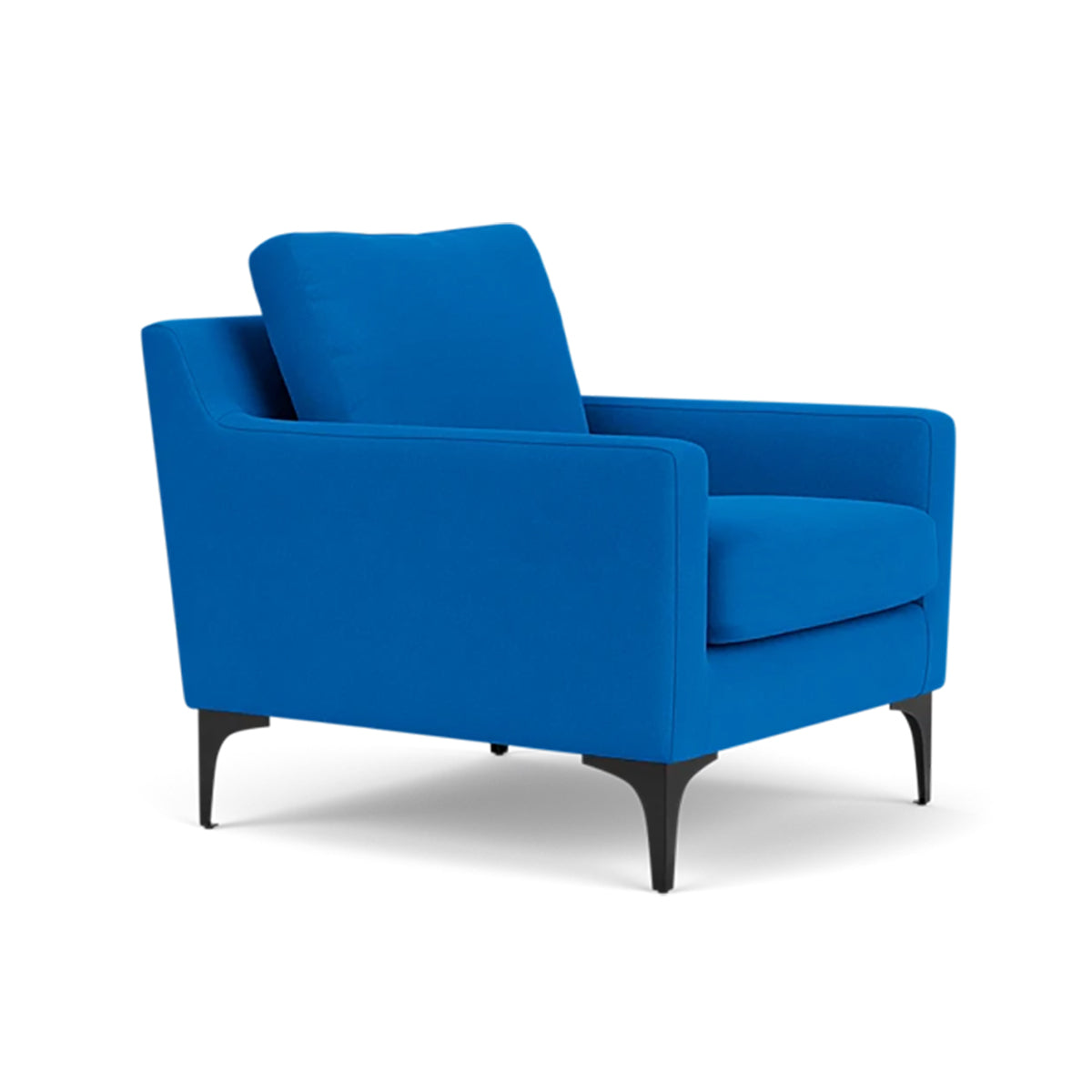 Astha Fabric Armchair - Modern Upholstered Accent Chair for Living Room, Bedroom & Office - Comfortable Lounge Chair with Soft Fabric & Sturdy Frame