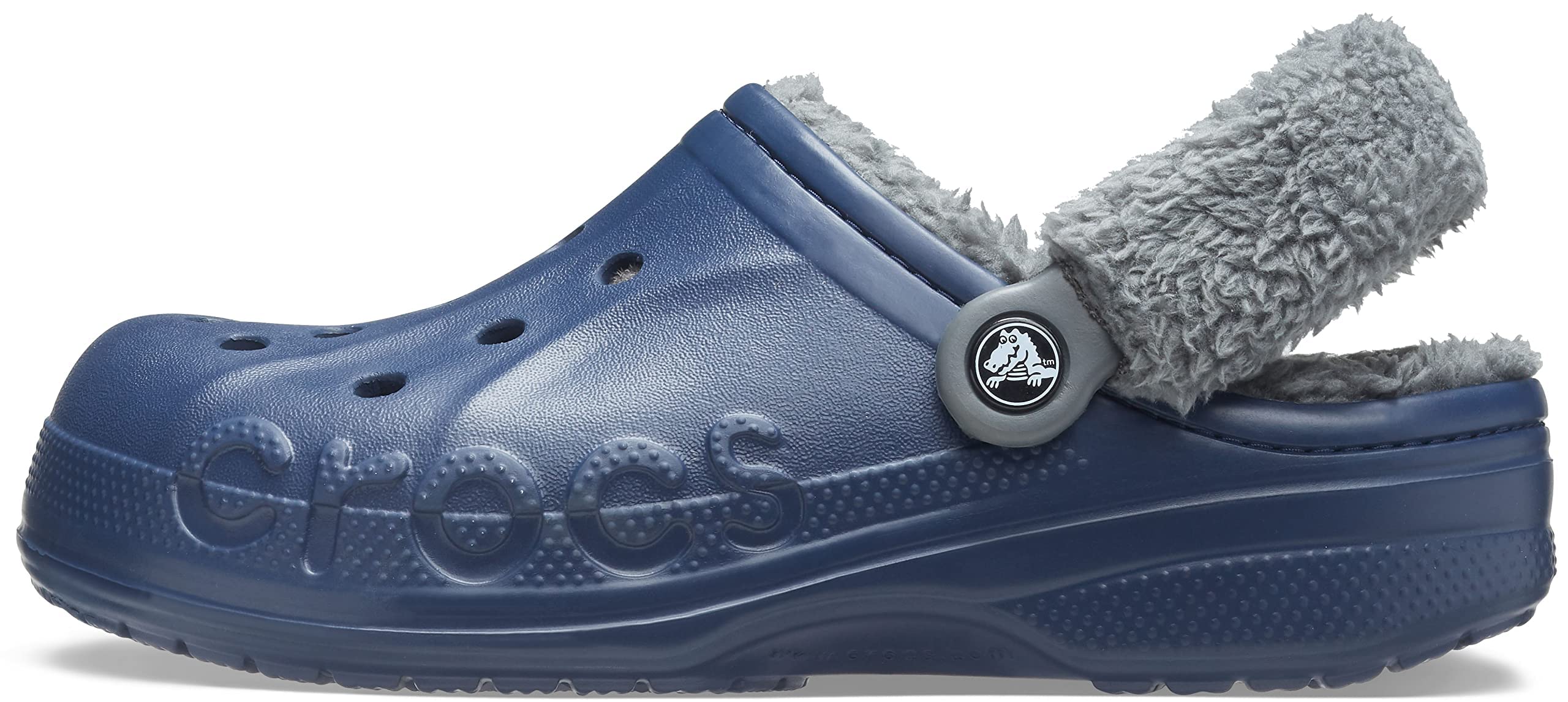 Crocs Unisex Baya Lined Fuzz Strap Clog - Comfortable Winter Shoes for Men & Women - Perfect for Indoor, Outdoor & Casual Wear