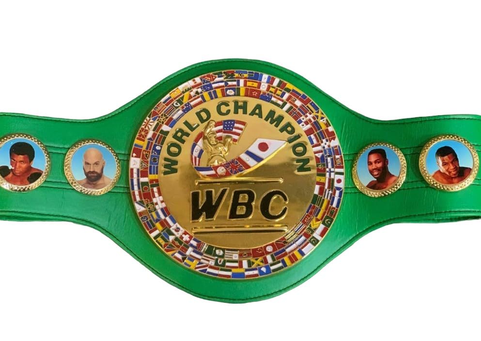 WBC Championship Boxing Belt 3D Replica - Official Style Adult Title Belt for Collectors & Fans | Perfect for Boxing Memorabilia, Costume Parties & Sports Decor