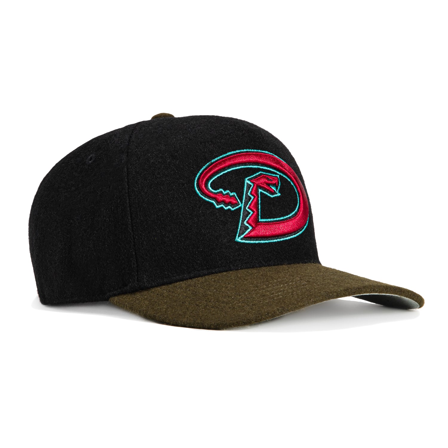 47 Brand Hitch Arizona Diamondbacks Snapback Adjustable Baseball Cap - Black & Olive | Official MLB Licensed Hat for Men & Women | Perfect for Baseball Games, Outdoor Activities & Casual Wear