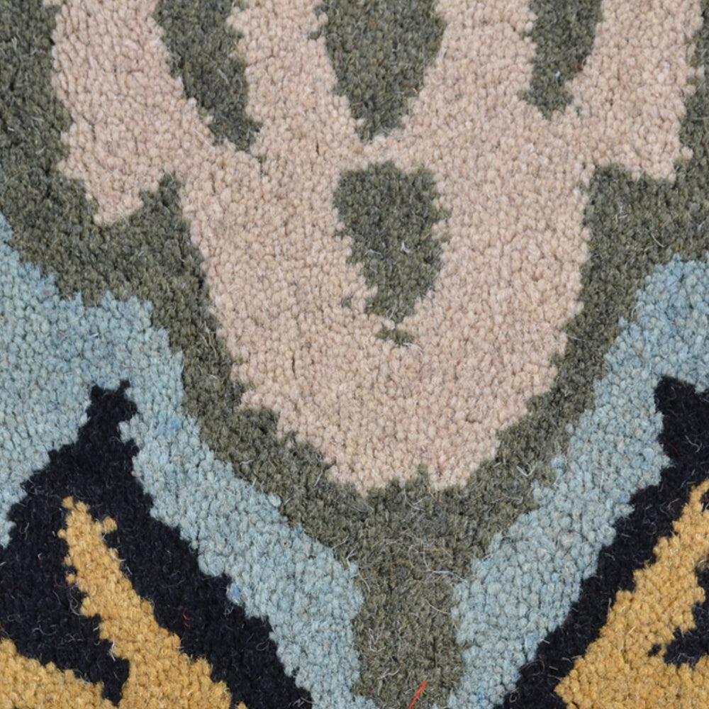 Delphinium Hand Tufted Rug - Soft Bohemian Area Rug for Living Room, Bedroom & Nursery - Premium Wool Carpet with Floral Design