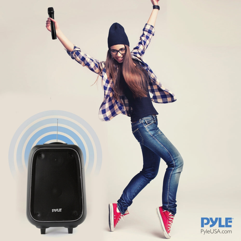 Portable Bluetooth PA Speaker System - Wireless Outdoor Speaker for Parties, Events & Travel - High-Quality Sound & Long Battery Life