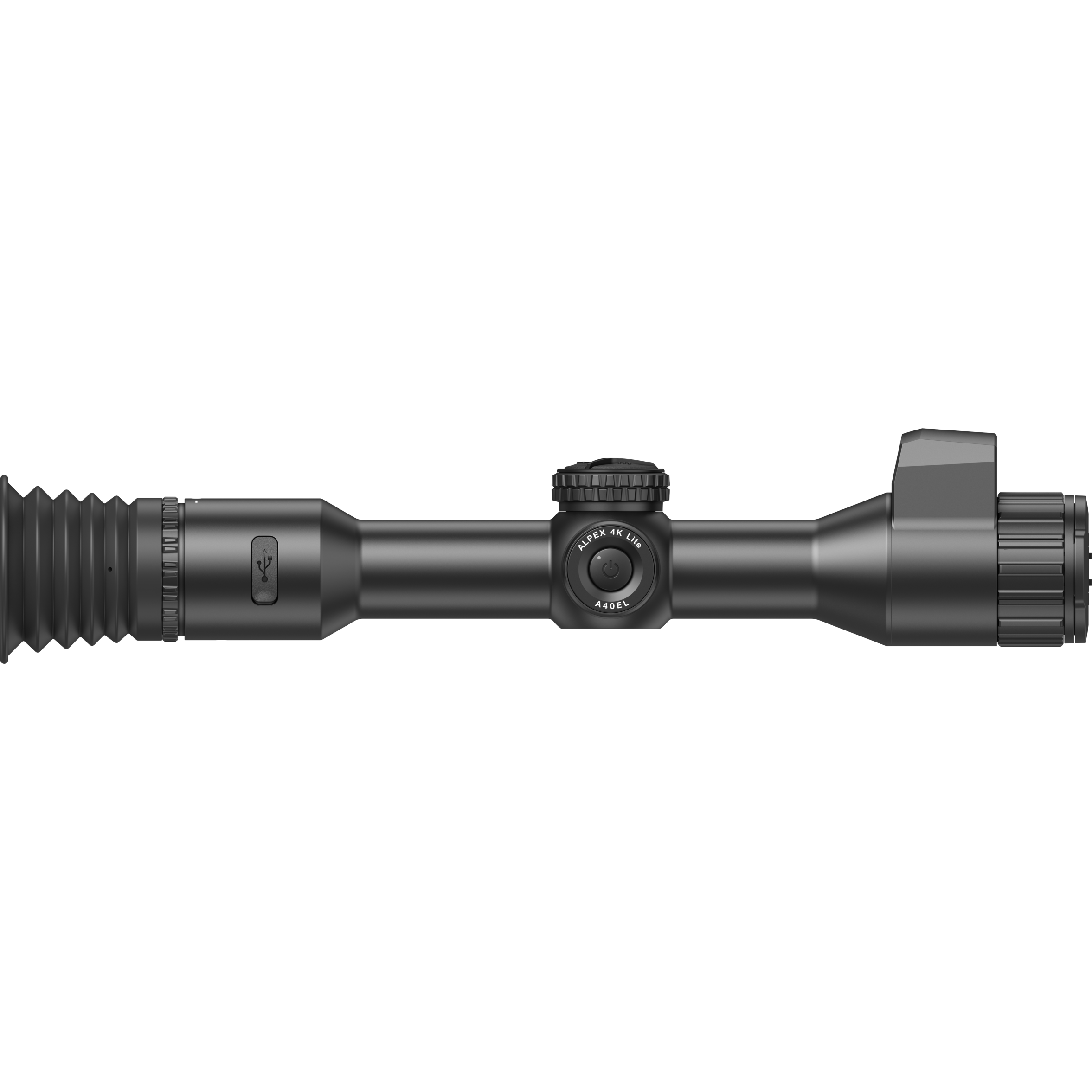 HIKMICRO ALPEX A40EL 4K Night Vision Scope with Laser Range Finder (LRF) - 1920x1080 HD Resolution for Hunting, Wildlife Observation & Security Surveillance