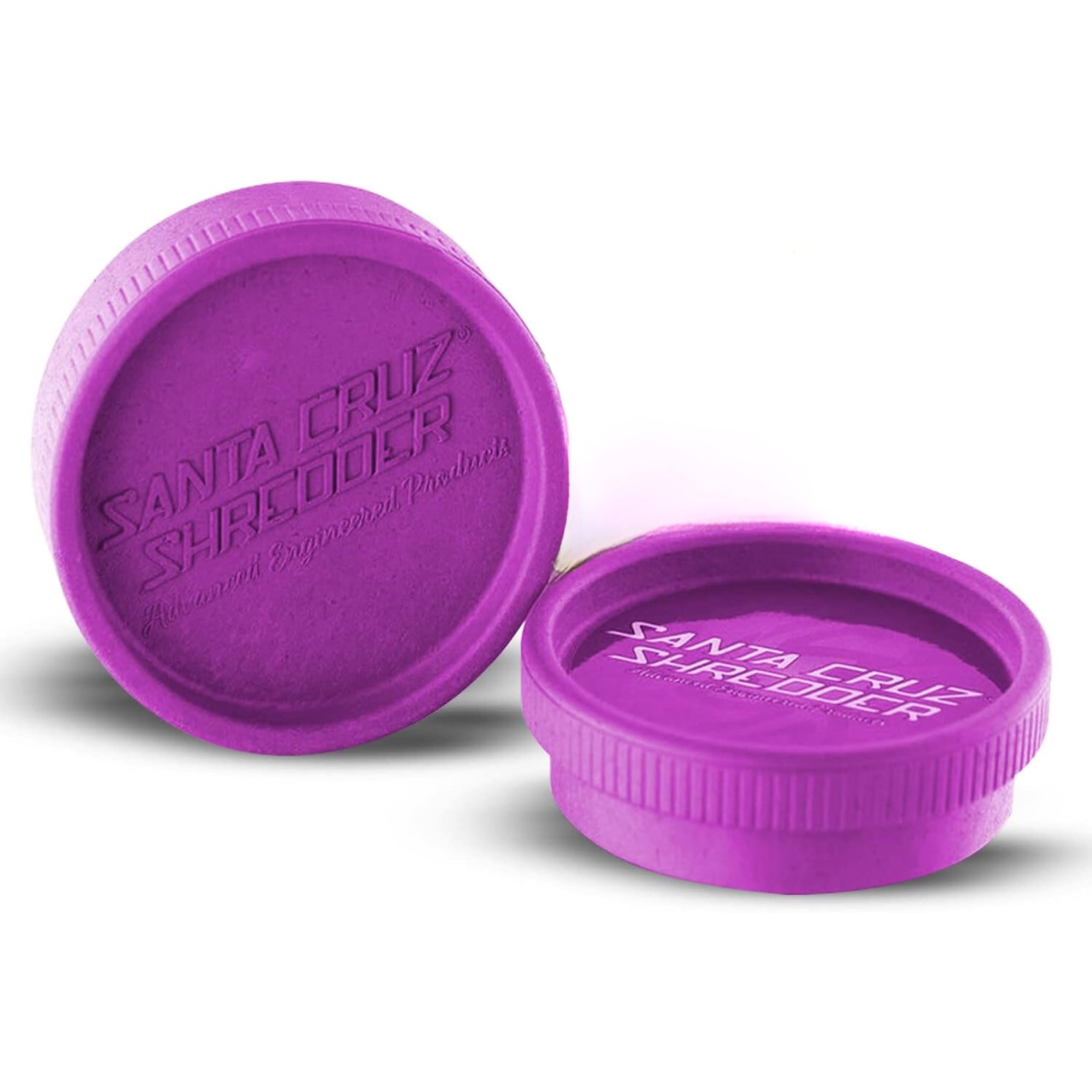 Premium Santa Cruz Shredder 2-Piece Herb Grinder with Knurled Top for Strong Grip - Medium 2.2