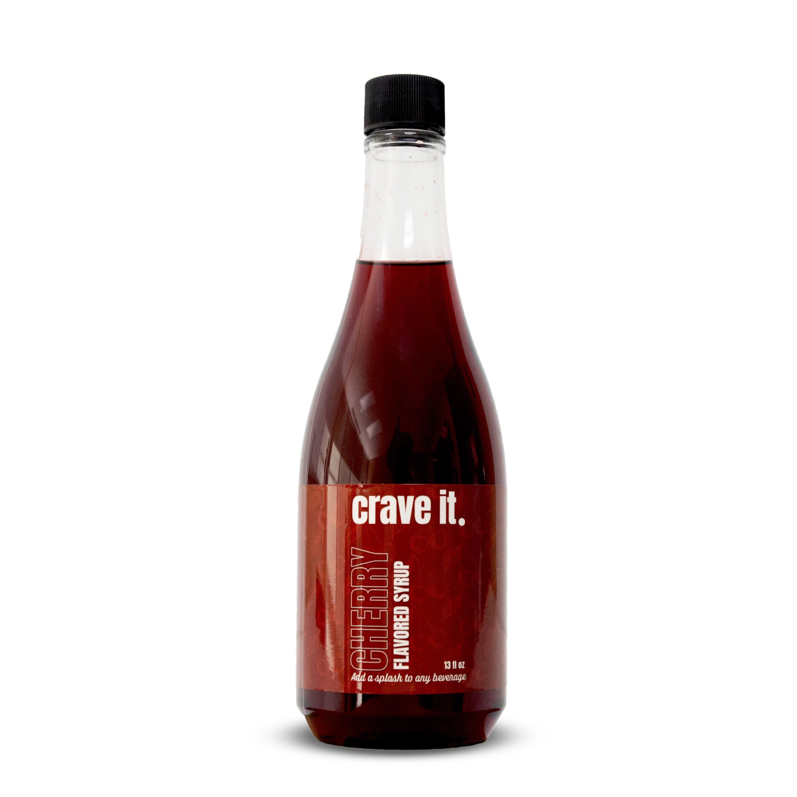 Premium Cherry Flavoring Syrup for Beverages - Enhance Soda, Coffee, Latte, Italian Soda & Lemonade | Create Cherry Coke at Home | 13 FL OZ Bottle | Perfect for Cocktails, Desserts & DIY Drinks