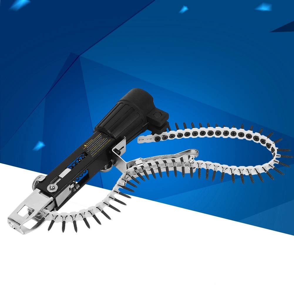 3PCS Electric Drill Chain Attachment Set - Woodworking Automatic Nail Adapter & Chain Nail Converter for DIY Projects, Home Renovation, and Furniture Making
