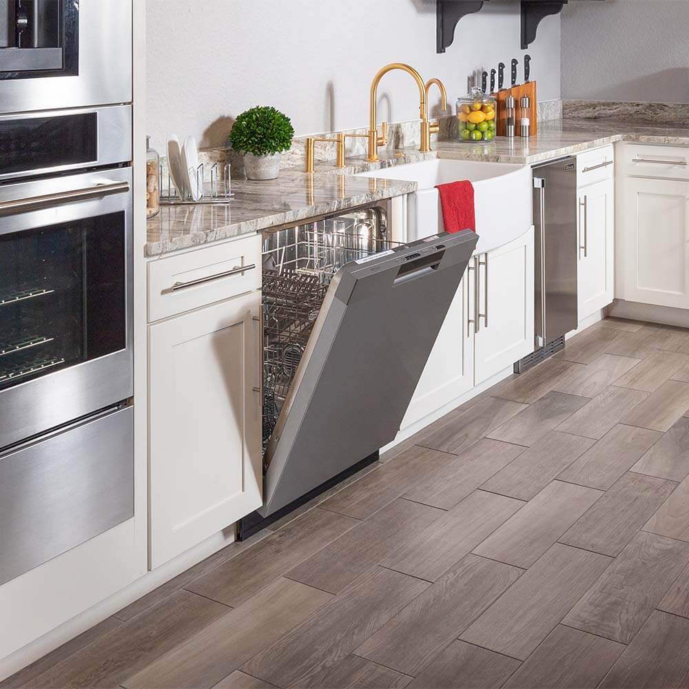 BREDA 24 Inch Panel Ready Tall Tub Dishwasher - Stainless Steel Interior, Energy Star Certified (Model LUDWT30150) for Modern Kitchens and Open-Concept Homes