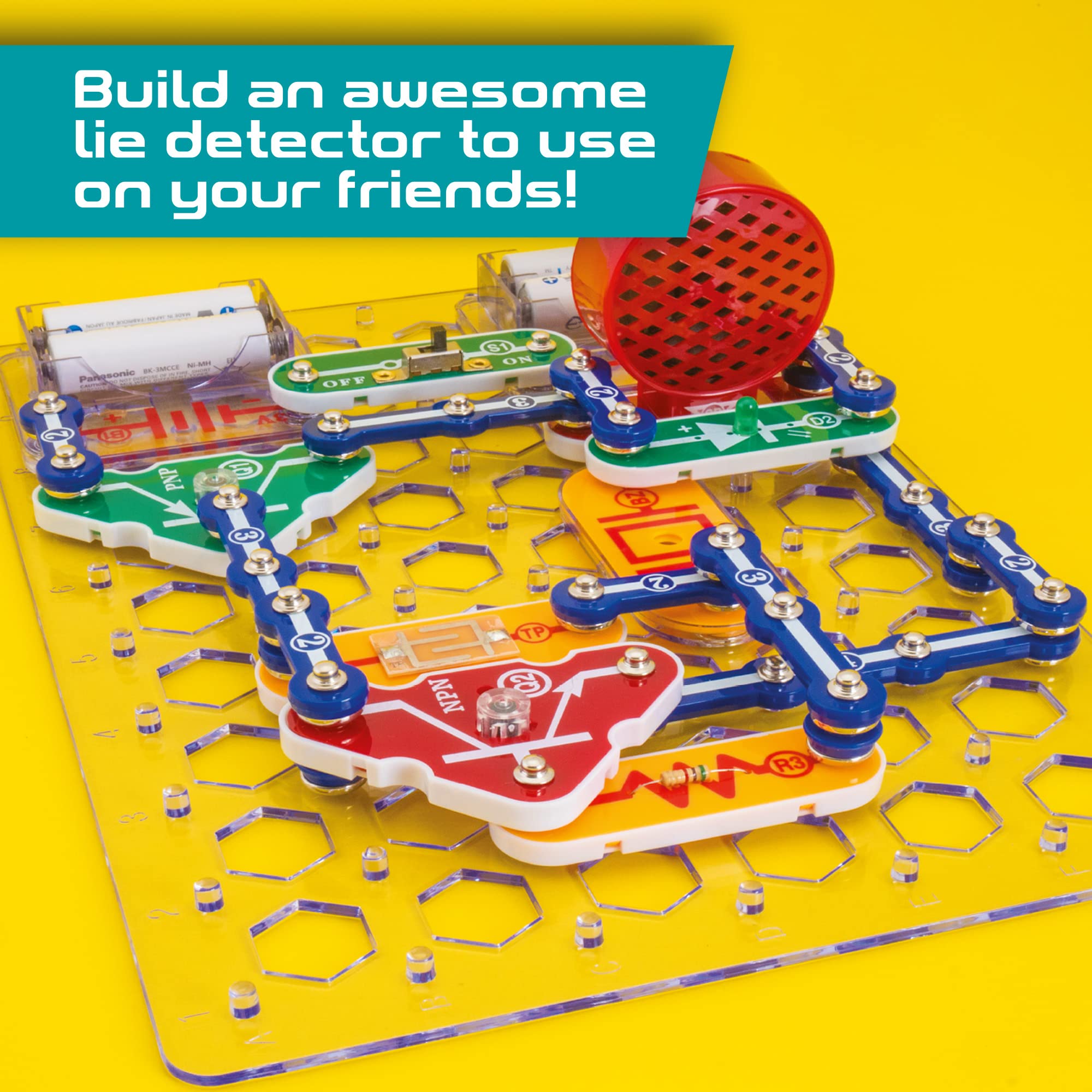 John Adams Hot Wires Electronics Kit - STEM Educational Toy for Kids & Teens - Build Circuits & Learn Electronics - Perfect for Science Projects & Home Learning