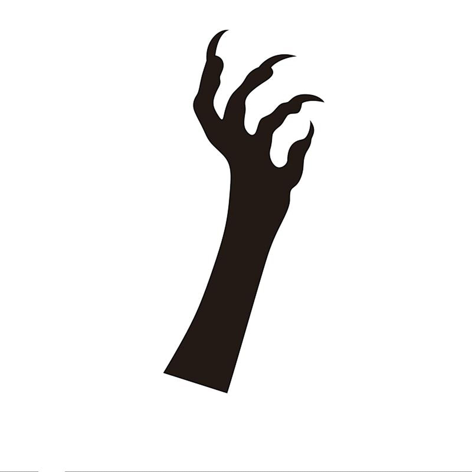Halloween Garden Decorations - Plastic Clear Outdoor Halloween Decor for Yard, Lawn, and Home - Perfect for Spooky Halloween Party Decorations and Haunted House Displays