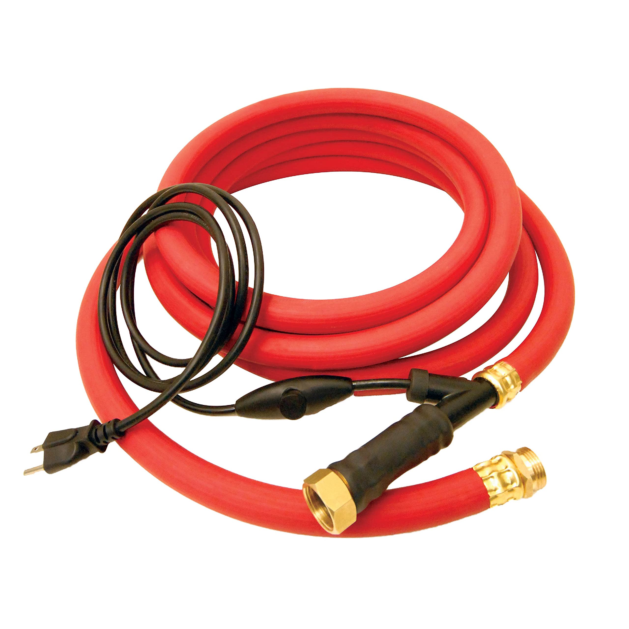 K&H Pet Products Thermo-Hose Ice Free Heated Water Hose - 60ft Rubber Hose with 250W Heating - Prevent Frozen Pipes for Pets & Livestock in Winter - Outdoor Use for Dog Houses, Barns & Farms