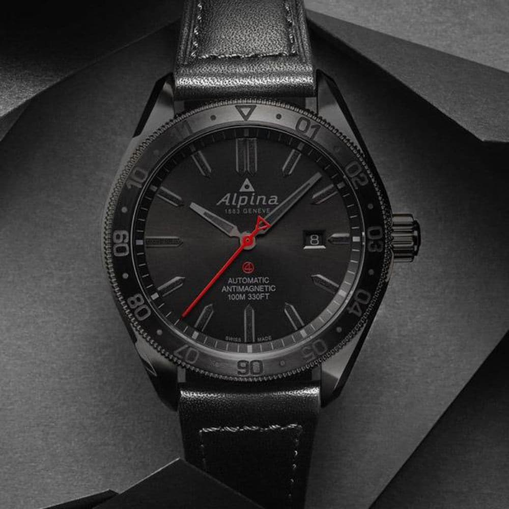 ALPINA ALPINER 4 AL 525BB5FBAQ6 Men's Automatic Watch - Luxury Swiss Timepiece for Business, Outdoor & Everyday Wear