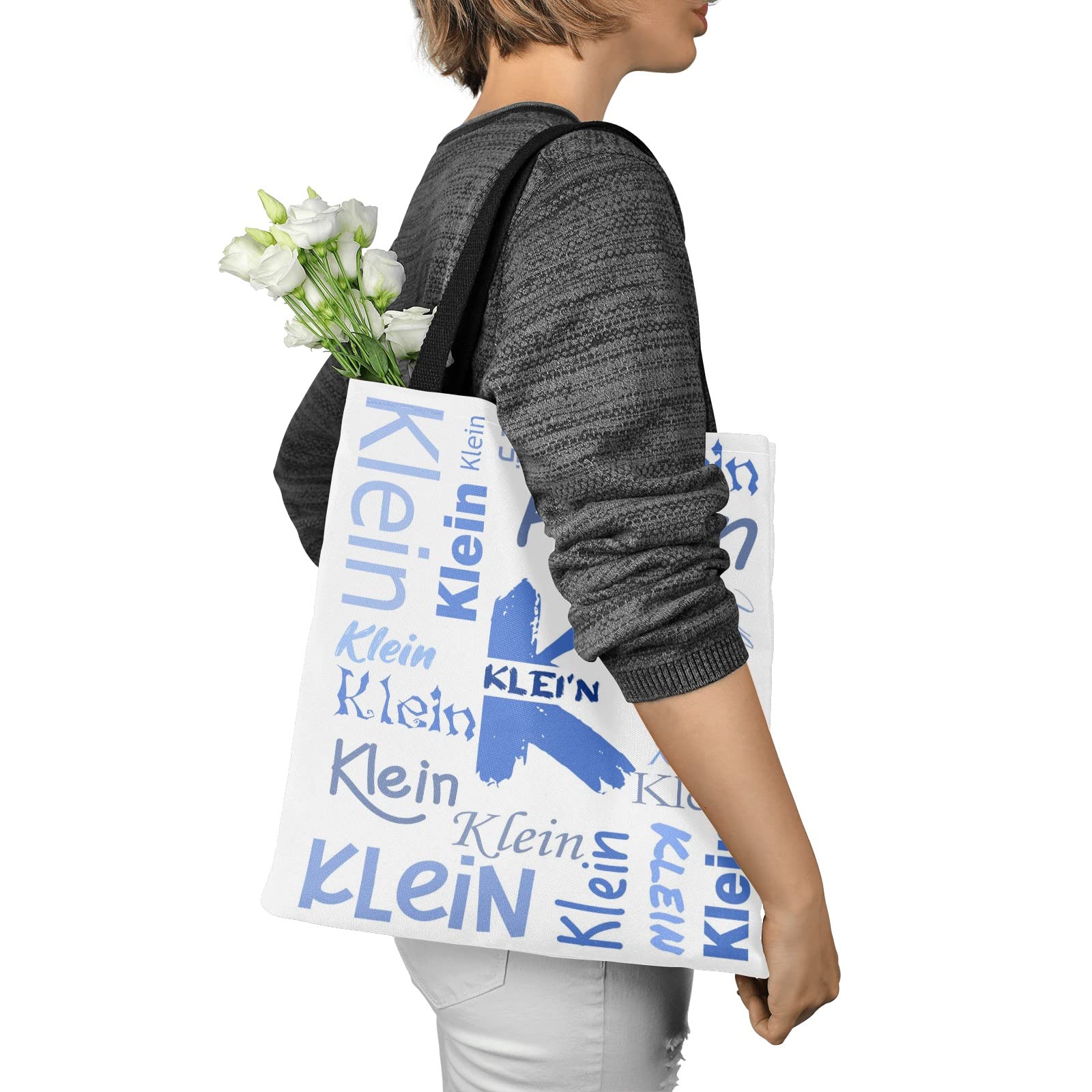 Custom Personalized Tote Bags for Women - Monogrammed Name Tote Bag Gift for Birthday, Christmas & Valentine's Day - Perfect for Shopping, Beach & Everyday Use