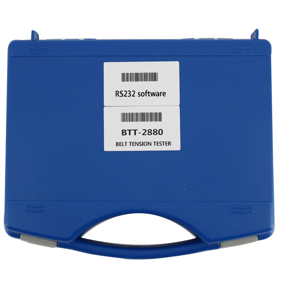 BTT-2880 Digital Belt Tension Tester - RS232/USB Cable & Software Included - Industrial Conveyor Belt Maintenance Tool for Factories & Warehouses