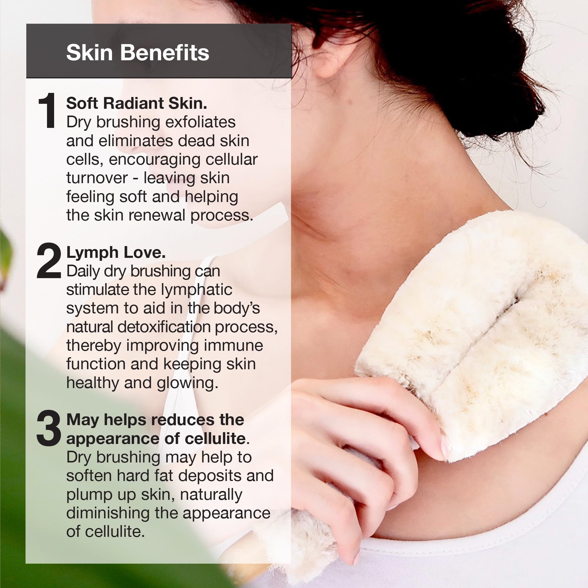 Premium Jute Dry Body Brush for Exfoliation & Lymphatic Drainage - GingerChi Meridian Dry Brushing System with Free Juniper Body Oil Sample - Perfect for Detox, Cellulite Reduction & Spa-Like Skin Care at Home