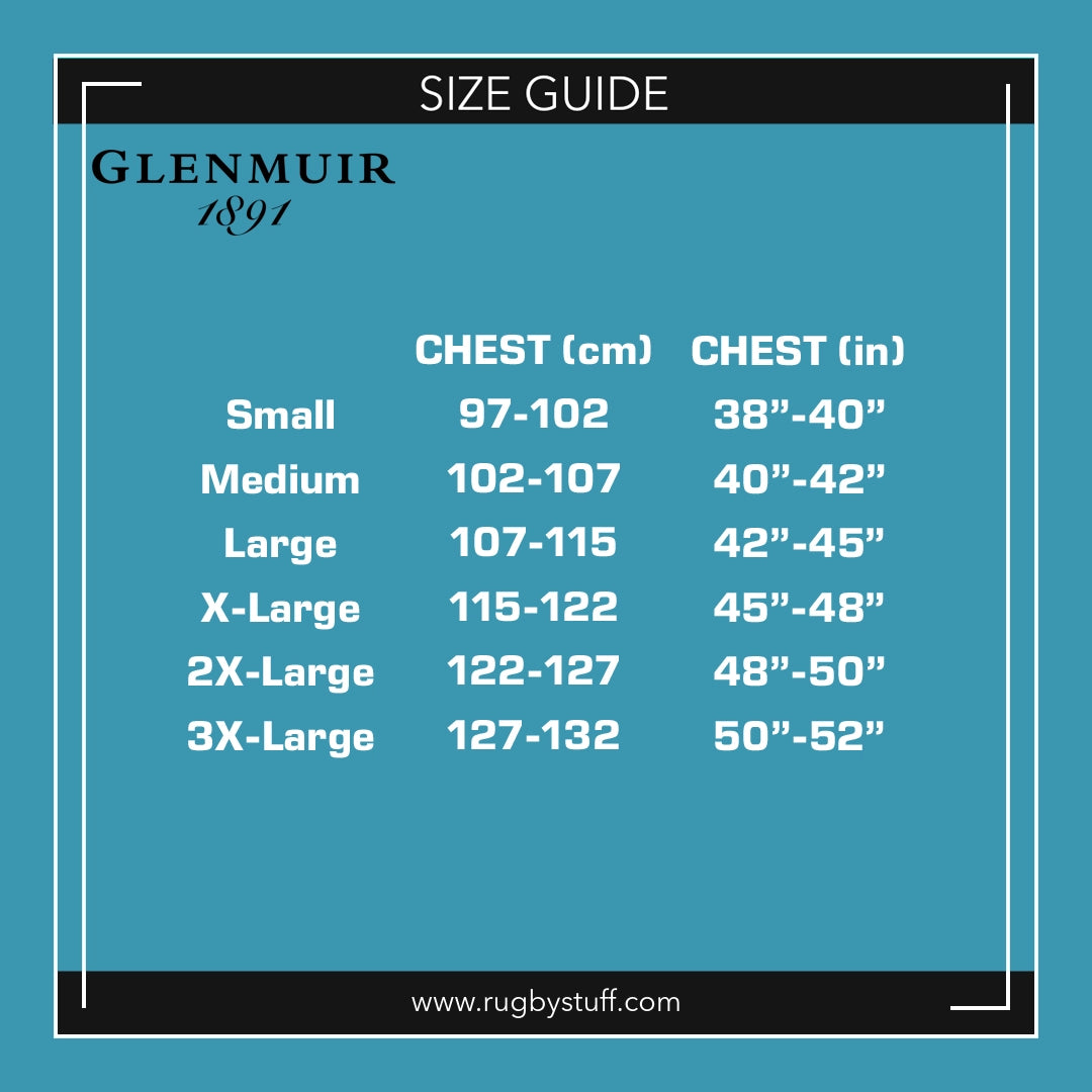 Glenmuir Scotland Rugby Eden V-Neck Cotton Golf Sweater for Men - Navy Blue - Casual & Sporty Wear for Golf, Rugby & Outdoor Activities