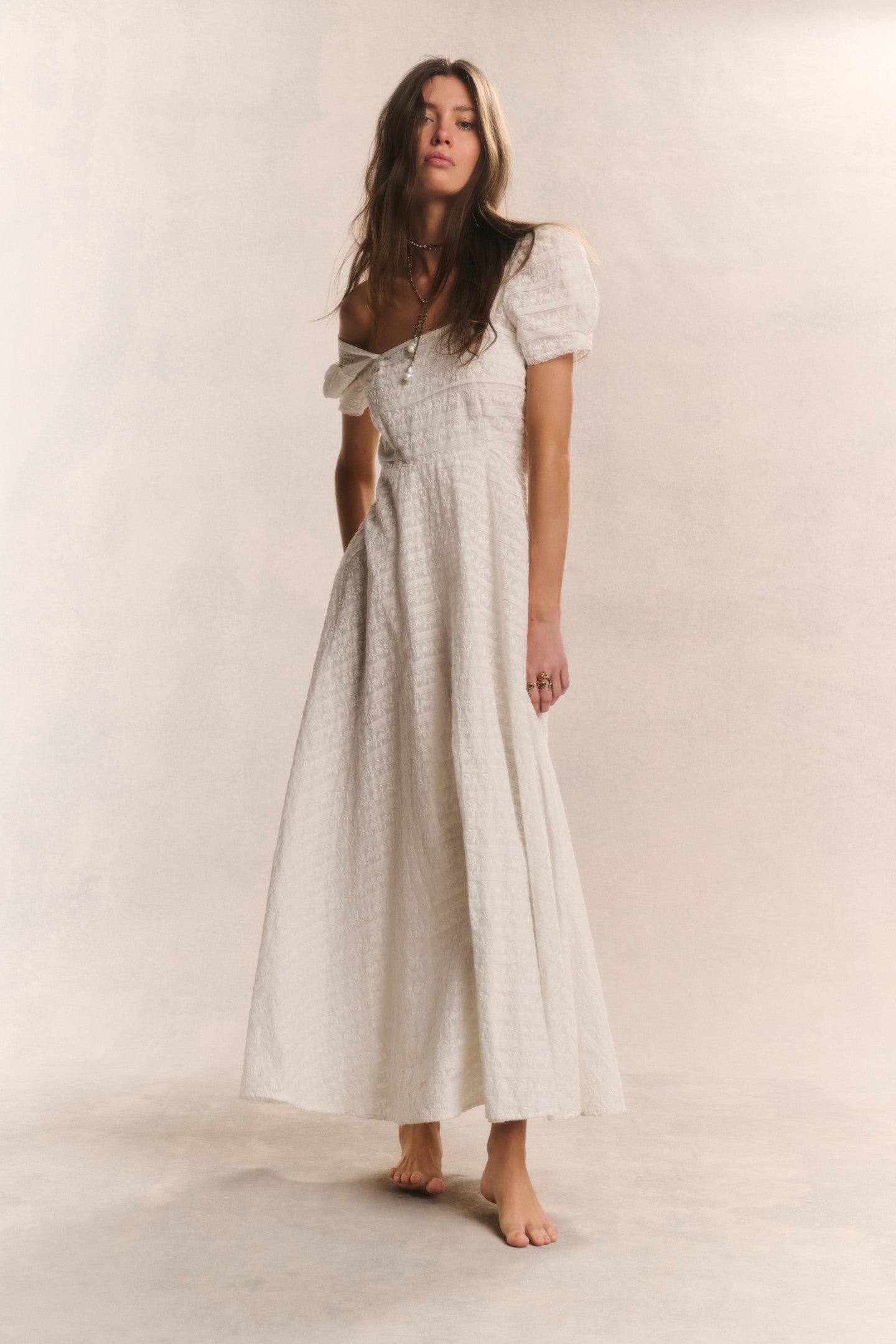 Ryan Catalina Lace Maxi Dress for Women - Elegant Floral Long Evening Gown for Weddings, Parties & Special Occasions