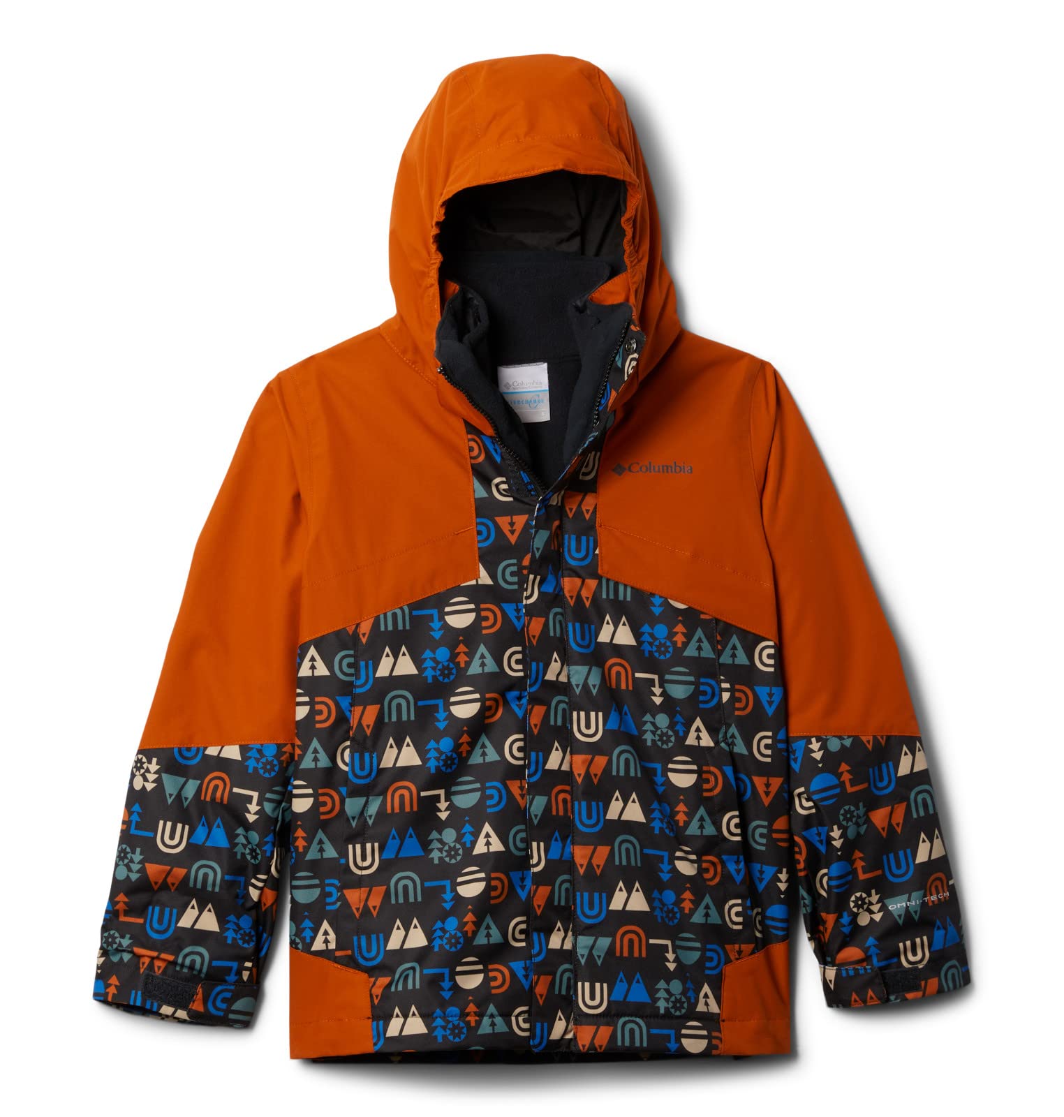 Columbia Boys Bugaboo II Fleece Interchange Jacket - Warm Winter Coat for Kids Outdoor Activities, Hiking & Snow Play