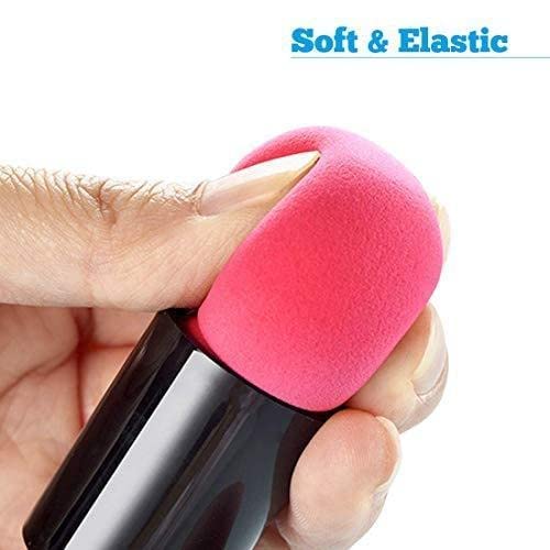 Fozzby 5-Pack Mushroom Head Beauty Blender & Soft Powder Puff for Makeup - Foundation Sponge, Multicolor | Ideal for Liquid, Cream & Powder Application | Women & Girls Makeup Essential