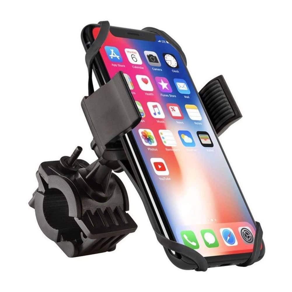 Shockproof Bike Phone Mount for Samsung Galaxy S24/S23/S22/S21/S20/FE/Plus/Ultra - Non-Slip Silicone Handlebar Holder for Cycling, Commuting & Outdoor Adventures