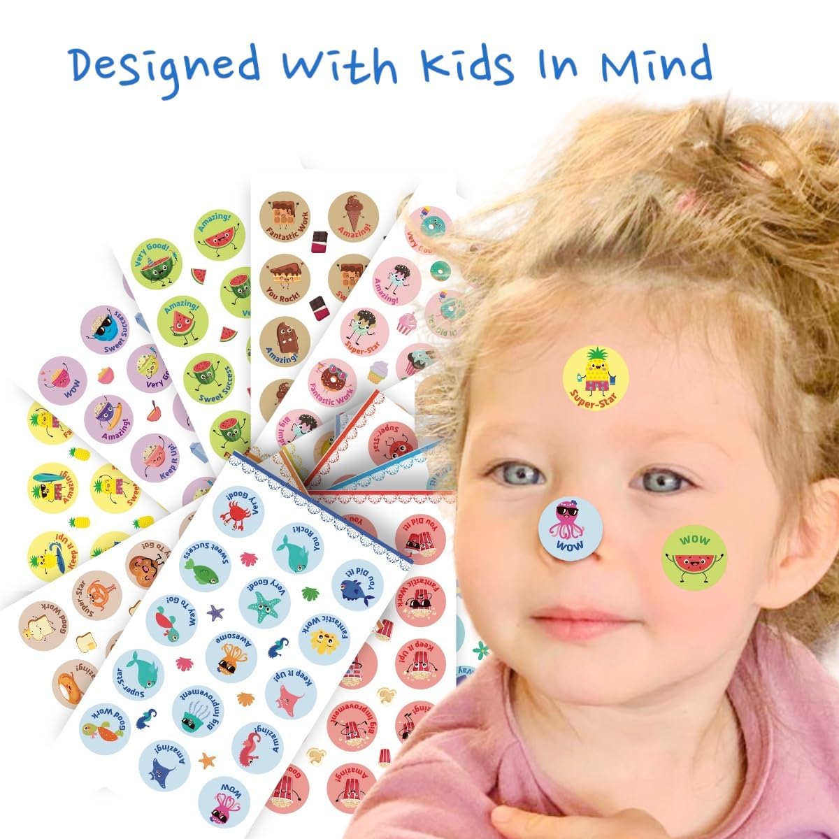 Scratch and Sniff Stickers for Kids - 24 Sheets with 12 Different Scents - Fun Reward & Motivational Stickers for Classroom, Teachers & Students - Perfect for Behavior Charts, Homework Incentives & Party Favors (360 Stickers)