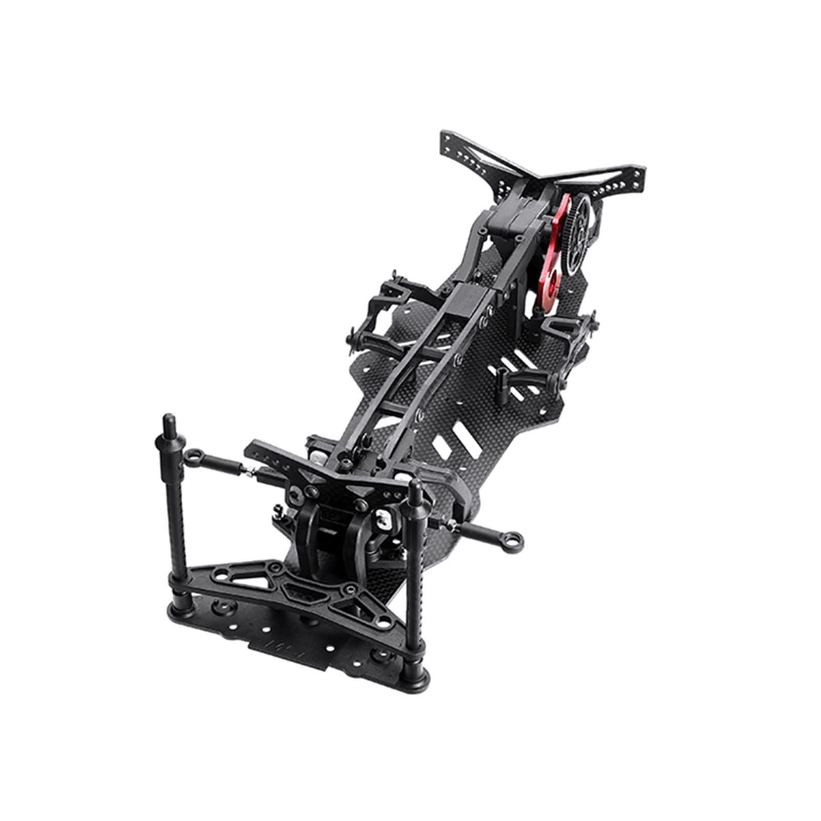 Carbon Fiber RC Car Chassis Upgrade Kit for RMX2.0S 1/10 Scale Drift Car - High Performance Replacement Parts for Racing & Drifting Scenes