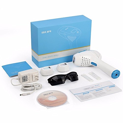 Professional Permanent Hair Removal Device for Women & Men - 300,000 Flashes IPL Laser Epilator for Face & Body with Skin Rejuvenation & Acne Treatment | At-Home Hair Removal System for Smooth Skin | Perfect for Bikini Line, Legs, Arms & Facial Hair