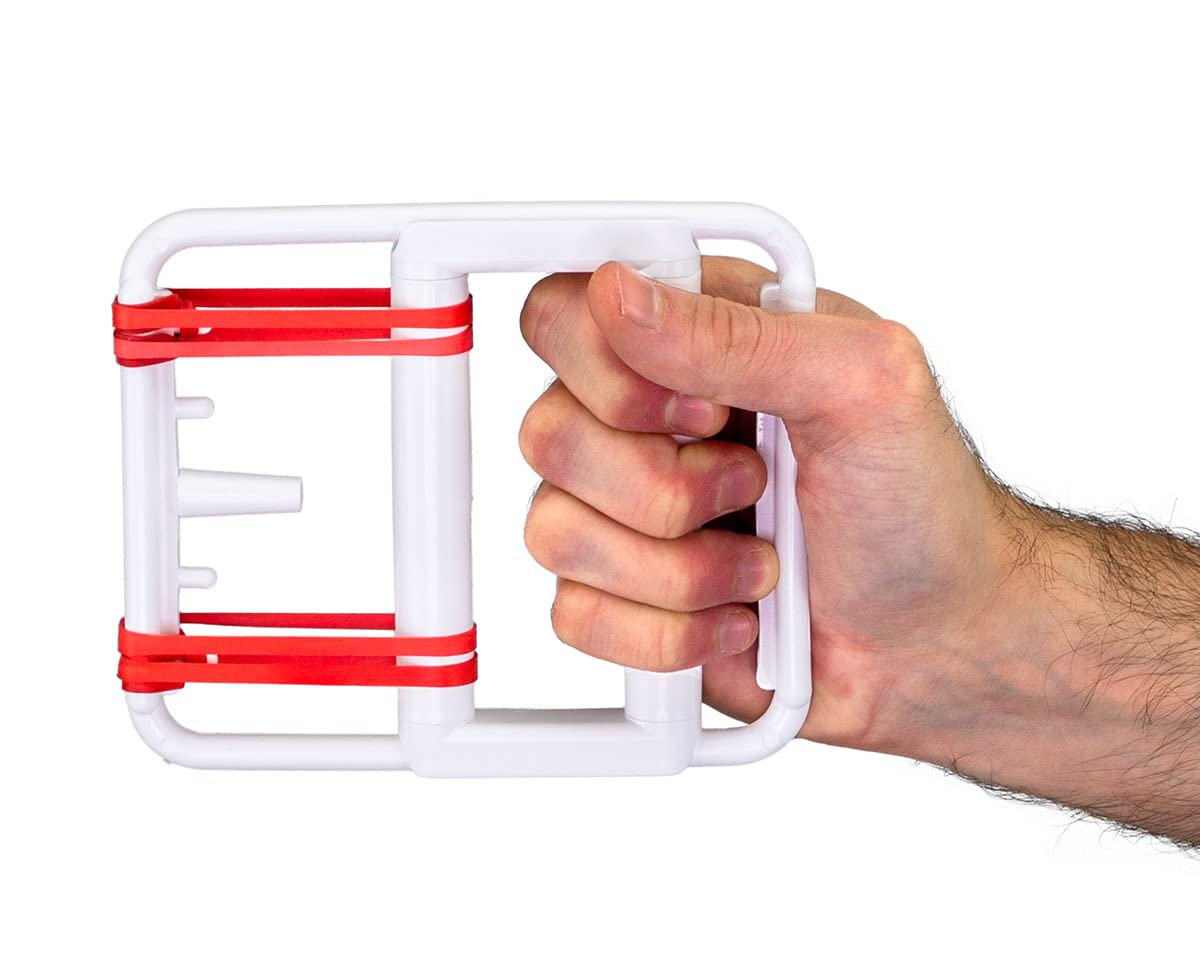 CanDo Rubber-Band Hand Exerciser - 50-Pack Bulk for Strength Training, Physical Therapy & Rehabilitation - Improve Grip, Reduce Hand Pain & Enhance Dexterity for Musicians, Gamers & Office Workers