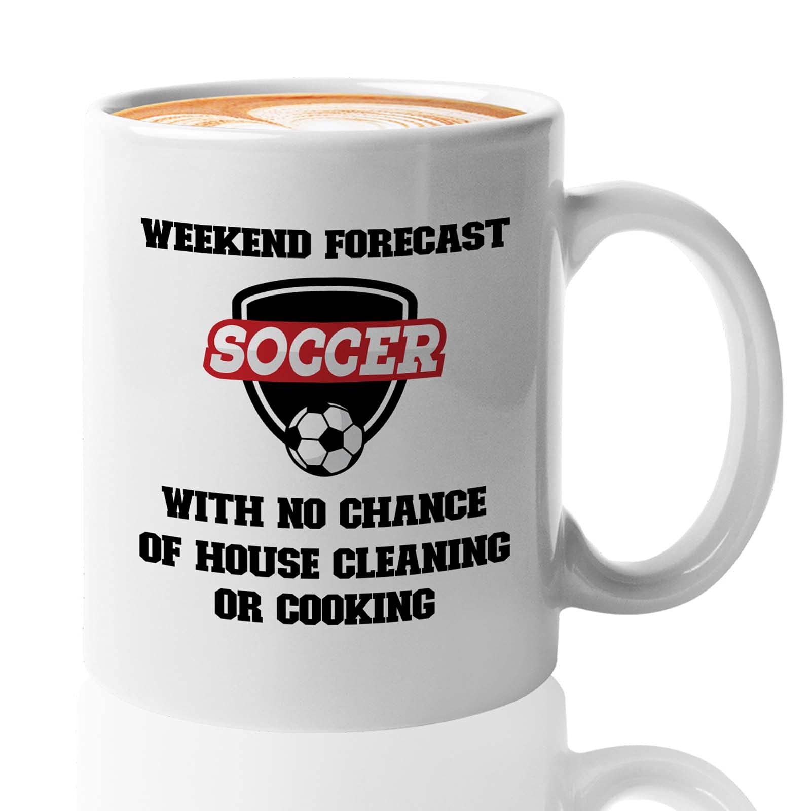 Bubble Hugs 11oz Soccer Sports Coffee Mug - Perfect Gift for Soccer Lovers, Athletes & Coaches - Durable White Ceramic Cup for Game Days, Office & Home Use