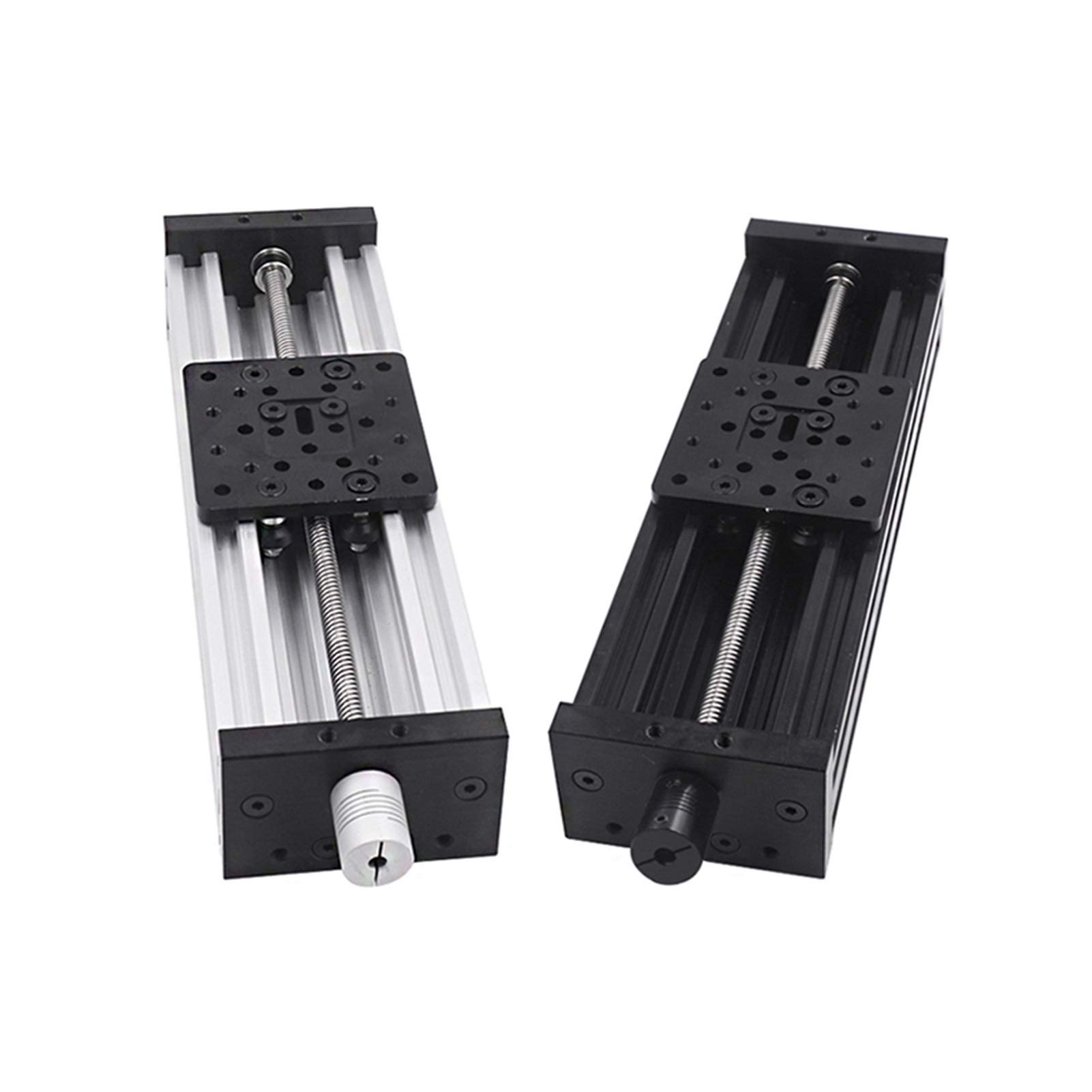 T8 Lead Screw Linear Motion Guide Kit for 3D Printer & CNC Z-Axis - 150mm/200mm/250mm Sliding Rails with 500mm Black Actuator Bundle | Perfect for DIY 3D Printing, CNC Machining & Automation Projects
