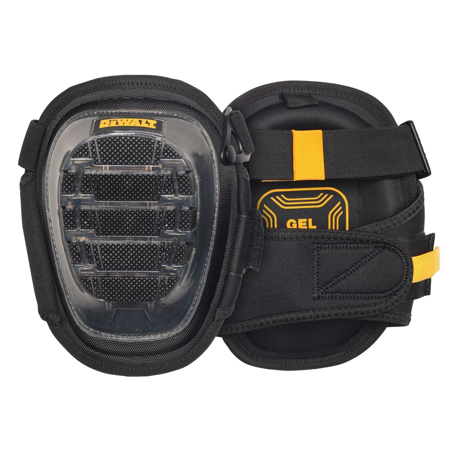 DEWALT DWST590012 Gel Knee Pads for Construction Work - Comfortable Stabilizing Knee Protection for Flooring, Tiling & Roofing Projects
