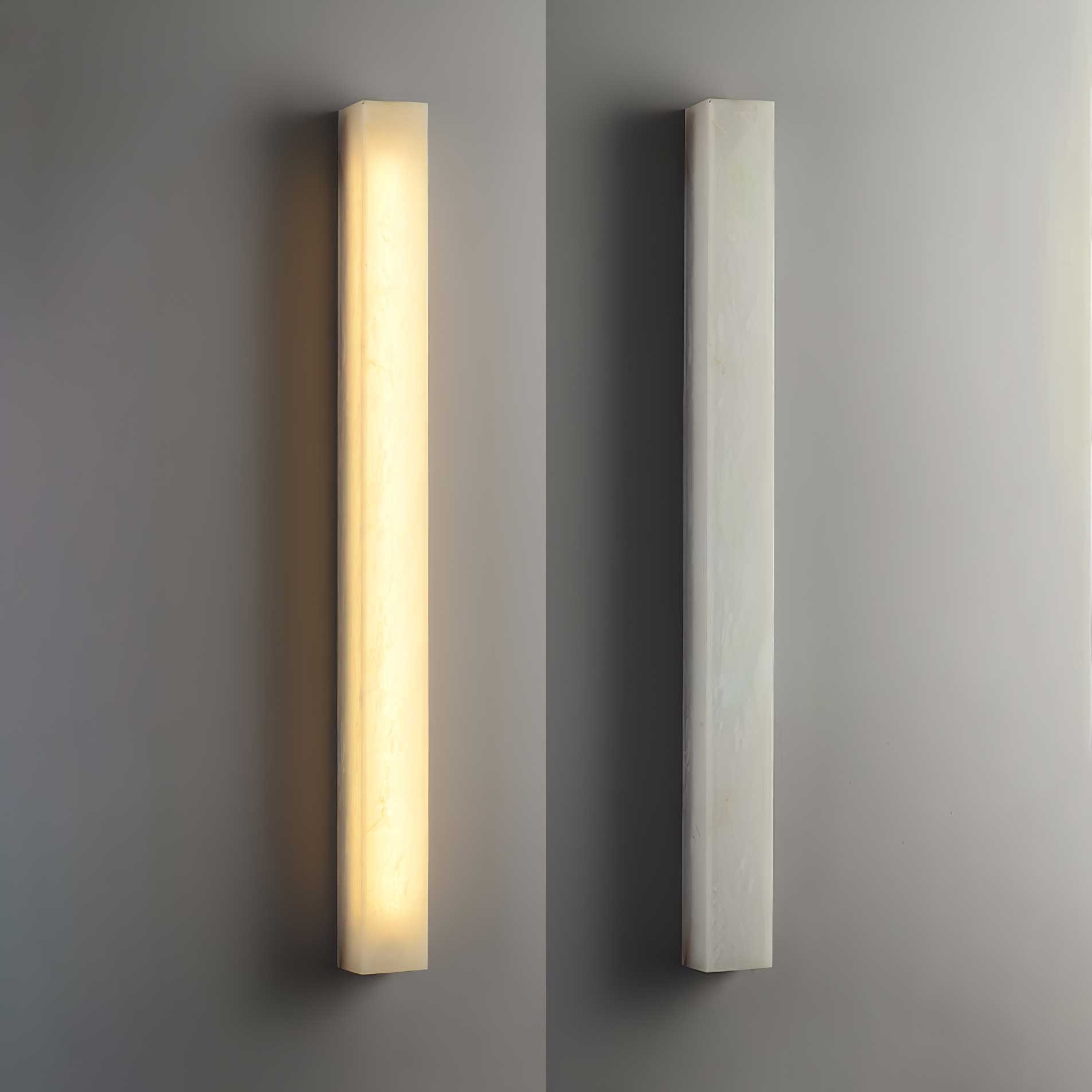 Modern Lucent Pillar Wall Light - Sleek Indoor/Outdoor LED Sconce for Hallway, Garden & Patio Lighting - Energy Efficient Waterproof Design