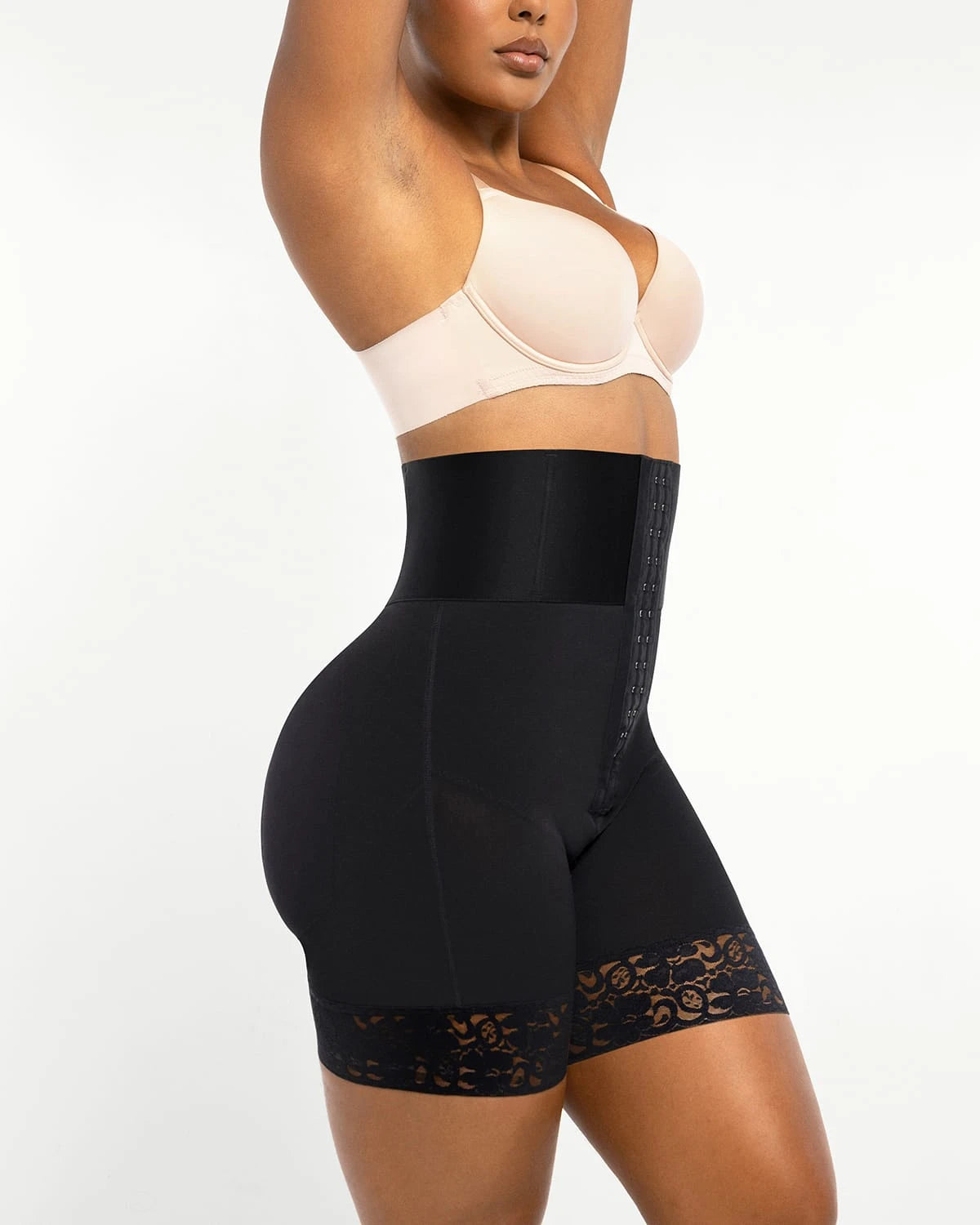 AirSlim® Boned Sculpt High Waist Shorts for Women - Tummy Control Shapewear - Perfect for Workout, Yoga & Everyday Wear
