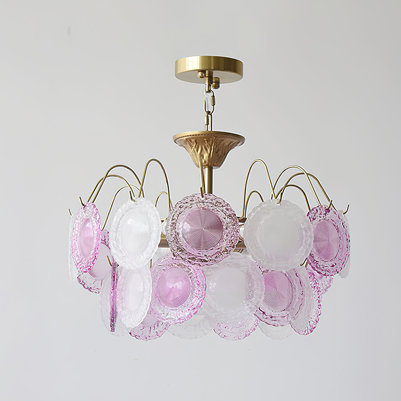 Nenufar Rainbow Chandelier - Elegant Crystal Ceiling Light Fixture for Living Room, Dining Room, Bedroom Decor | Modern Home Lighting Solution for Weddings & Interior Design
