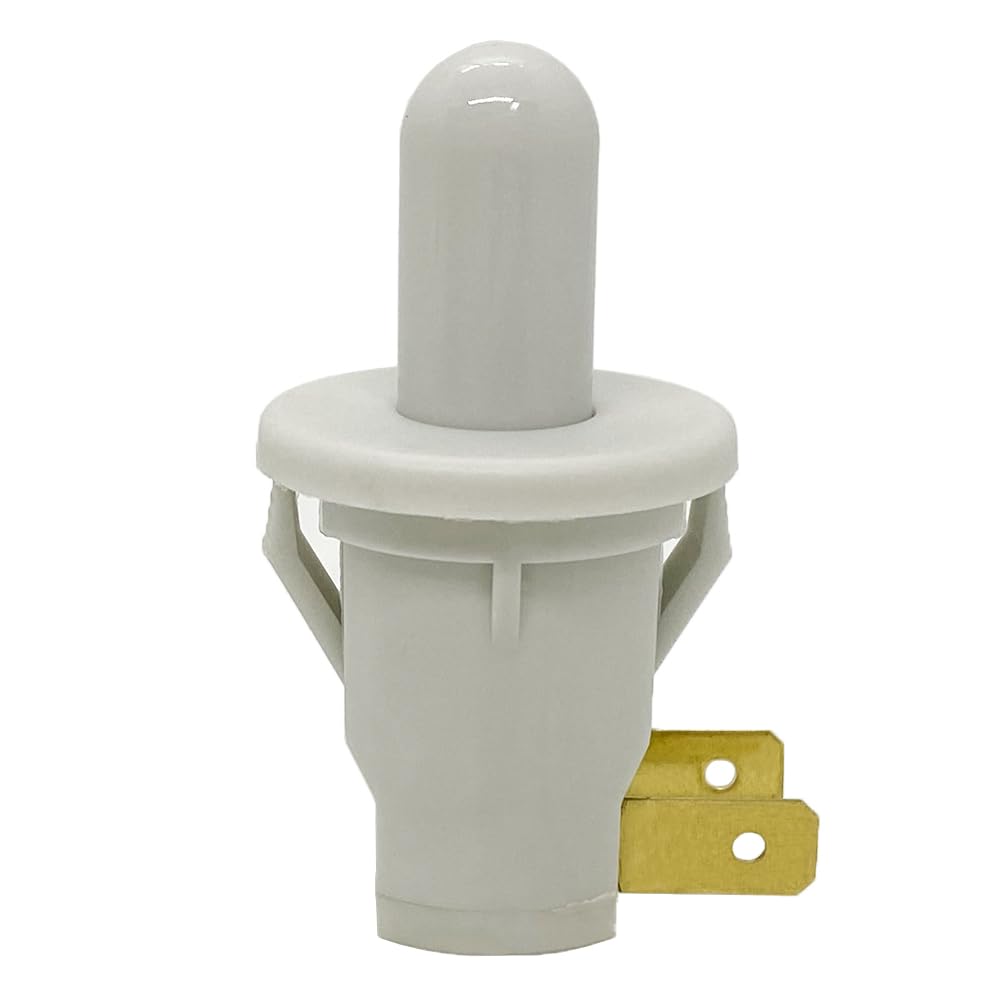 Electrolux Subzero Frigidaire Kenmore Refrigerator Freezer Door Light Switch Replacement Part (297243800) - Compatible with Multiple Models, Durable Accessory for Home Appliance Repair | Perfect for DIY Fixes and Maintenance