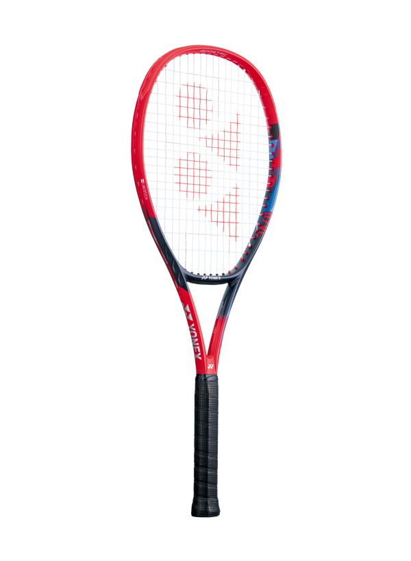 Yonex VCore 100 7th Gen 300G Unstrung Tennis Racket - Scarlet Red | Professional Tennis Equipment for Competitive Play & Training