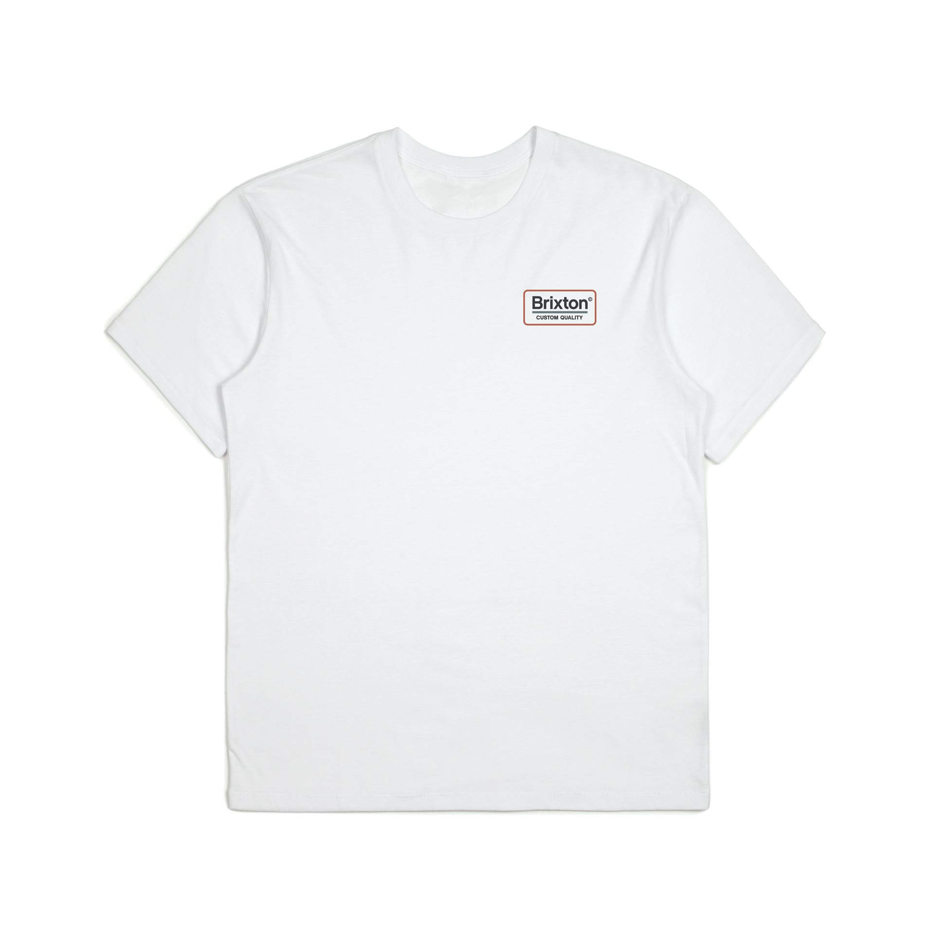 Brixton Palmer Premium Short Sleeve T-Shirt for Men - Casual Summer Tee for Streetwear & Everyday Outfits