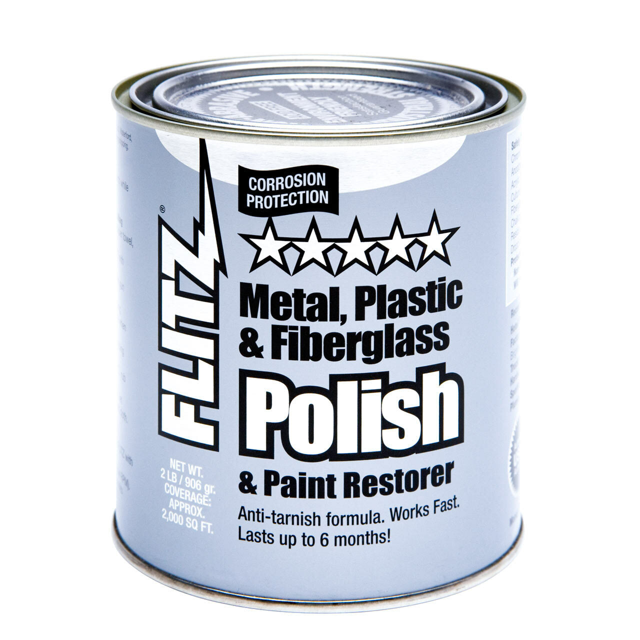 Flitz Metal Polish & Cleaner - Restores Shine on Stainless Steel, Aluminum, Fiberglass, Plastic & Painted Surfaces | Perfect for Cars, Boats, Jewelry & Household Items