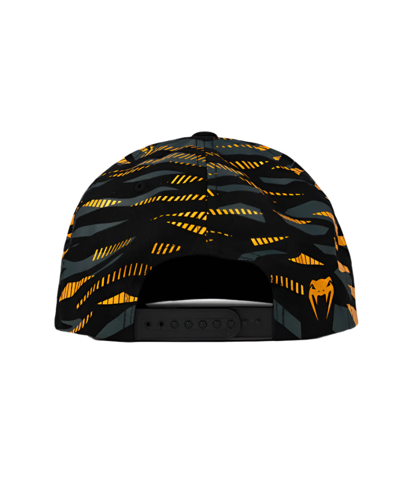 VENUM UFC Fusion Flat Bill Hat - Black & Gold - Official MMA & UFC Fan Gear for Training & Streetwear