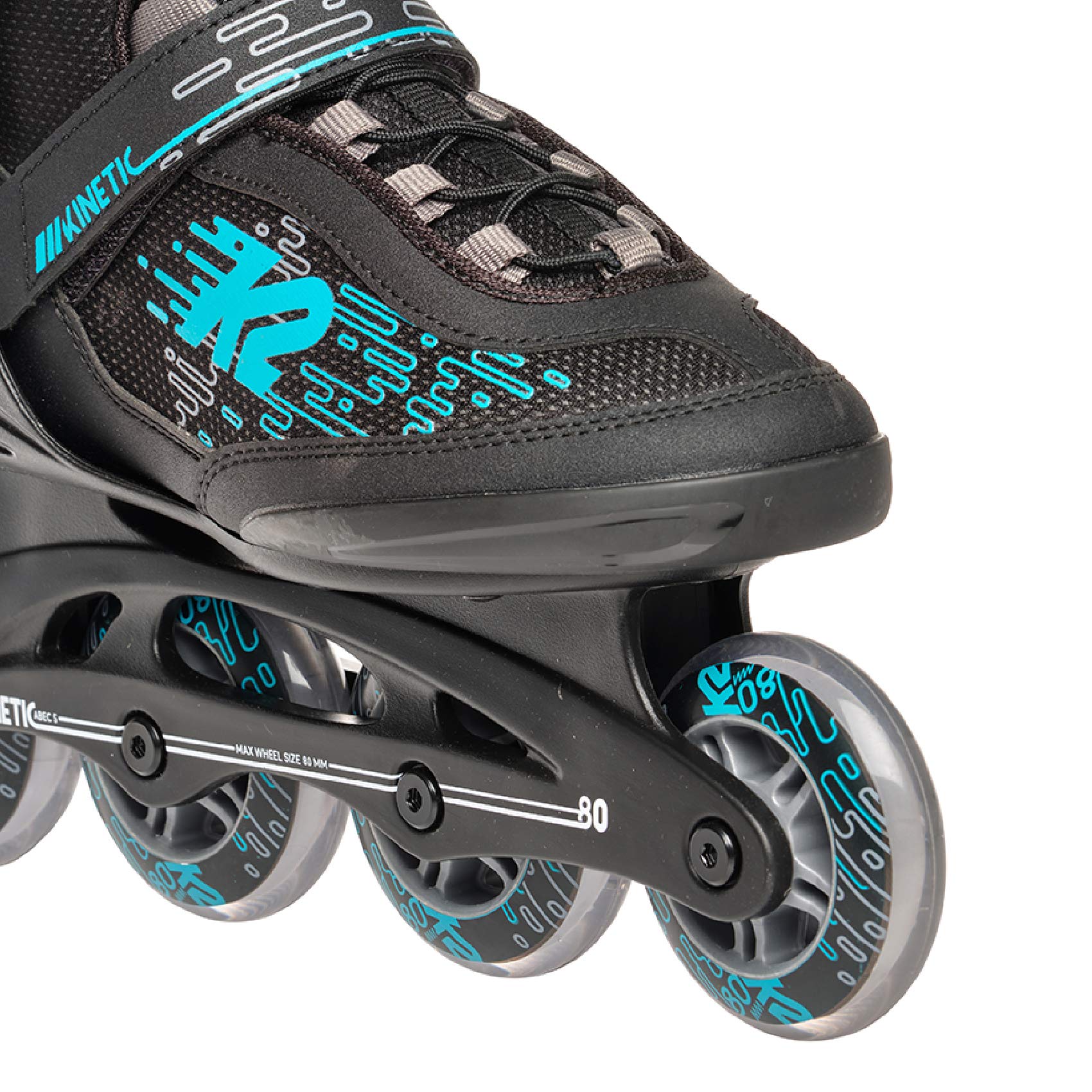 Women's Kinetic 80 Pro Inline Skates - High Performance Rollerblades for Fitness, Speed & Outdoor Skating - Perfect for Exercise, Commuting & Recreational Use