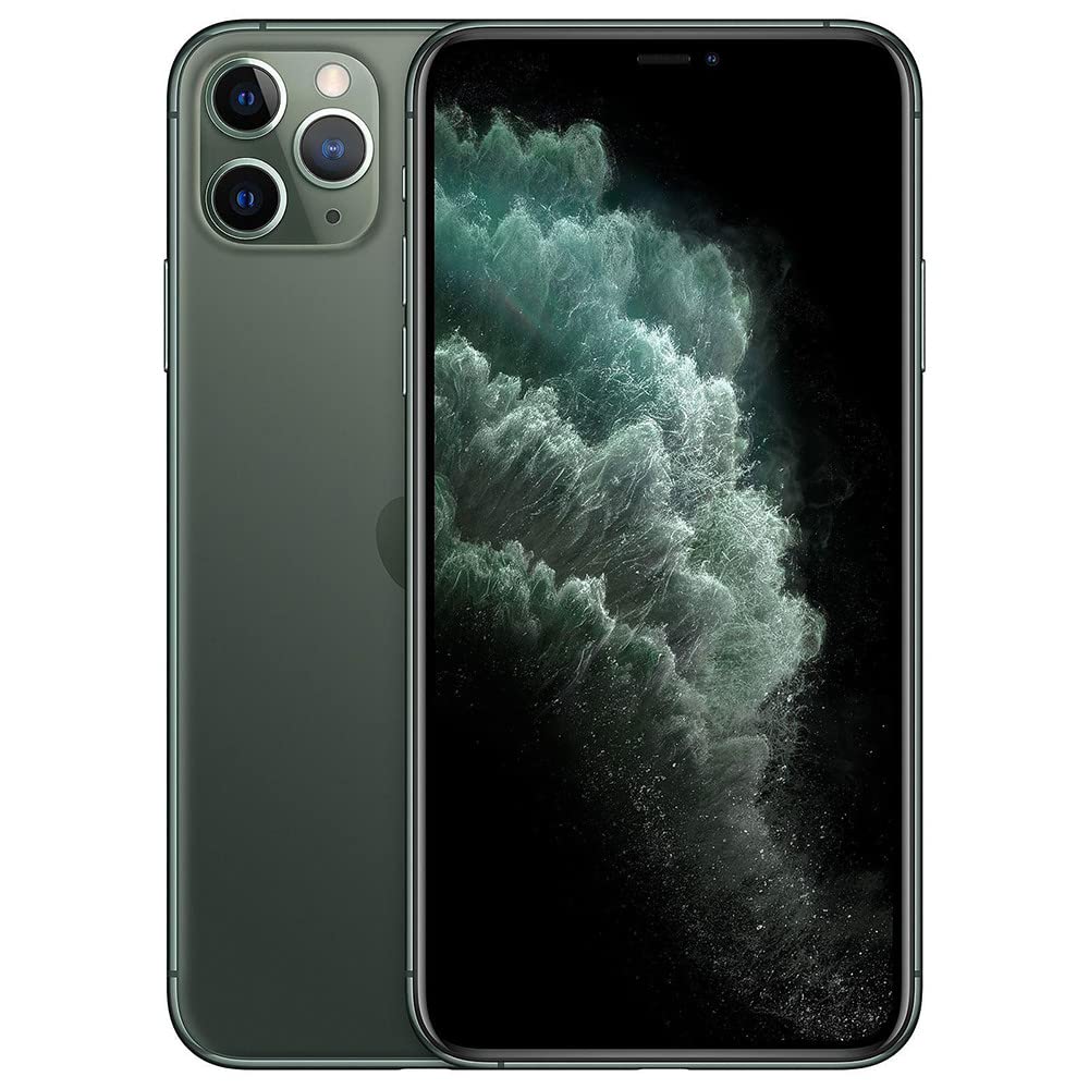 Refurbished Apple iPhone 11 Pro 256GB Midnight Green - Premium Renewed Smartphone for Work, Travel & Photography