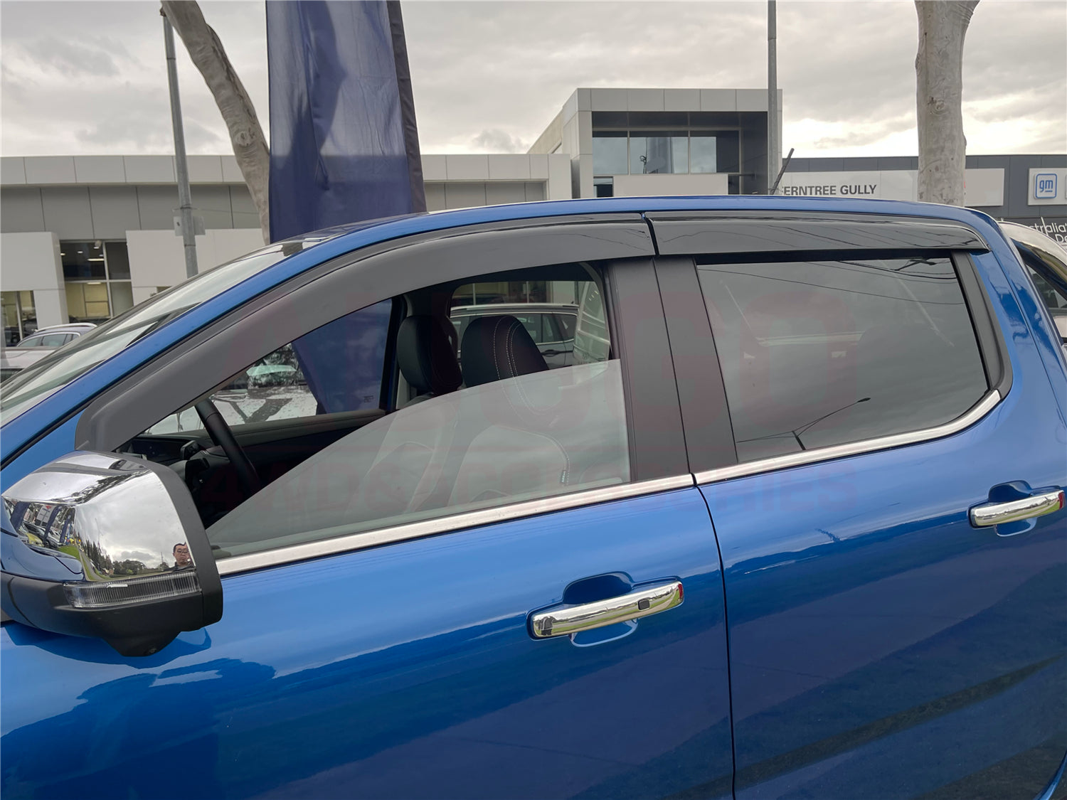 Volkswagen Amarok Next Gen NF Dual Cab 2023+ Weather Shields - Durable Injection Molded Window Deflectors for Rain & Wind Protection | Perfect for Off-Roading & Daily Commute