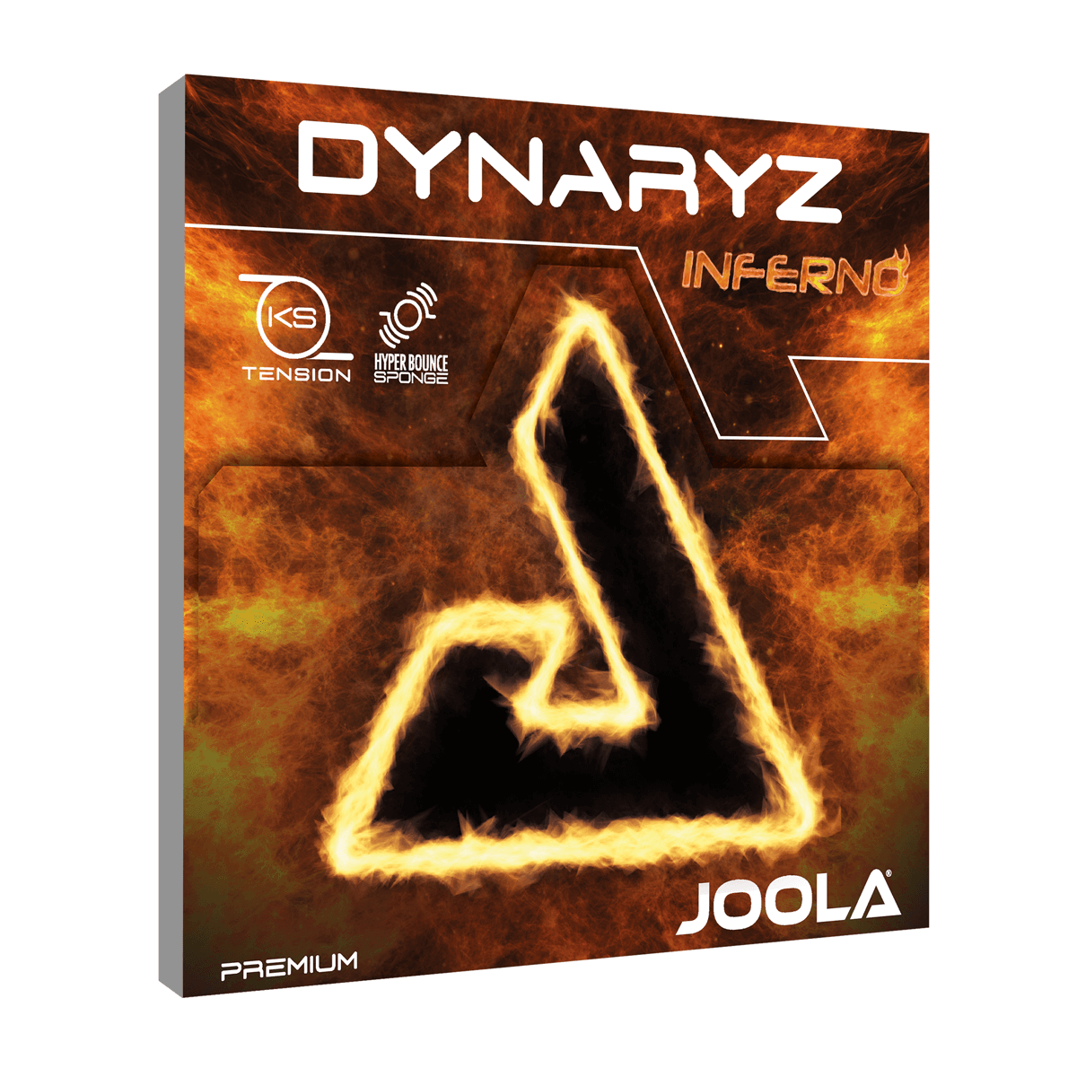 JOOLA Dynaryz Inferno Table Tennis Rubber - High Spin & Speed for Competitive Play - Perfect for Offensive Players & Tournament Matches