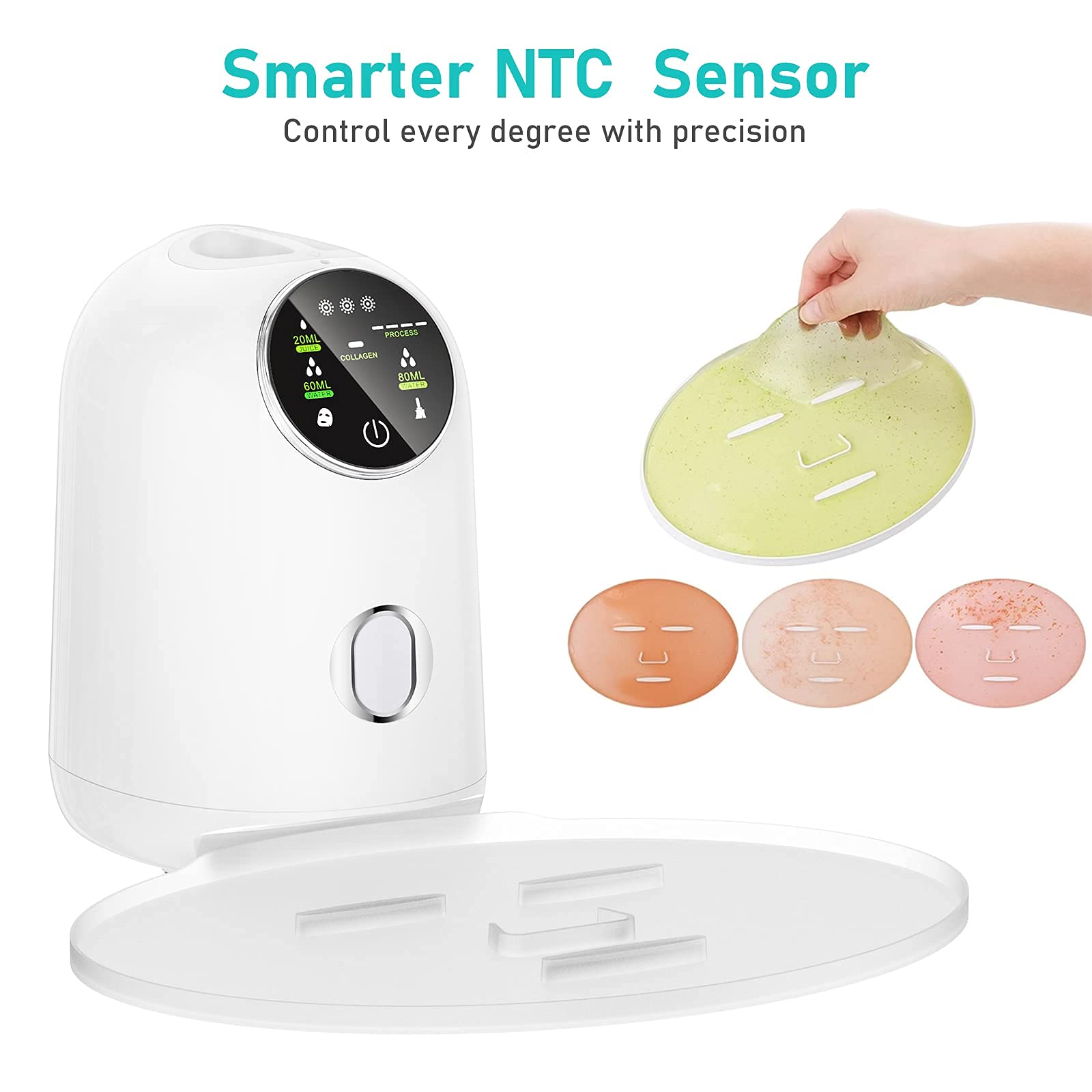 5-Minute DIY Face Mask Maker Machine for Natural Fruit & Vegetable Facial Masks - Home Skin Care & Beauty Tool with UK Plug | Perfect for Spa Days & At-Home Skincare Routines