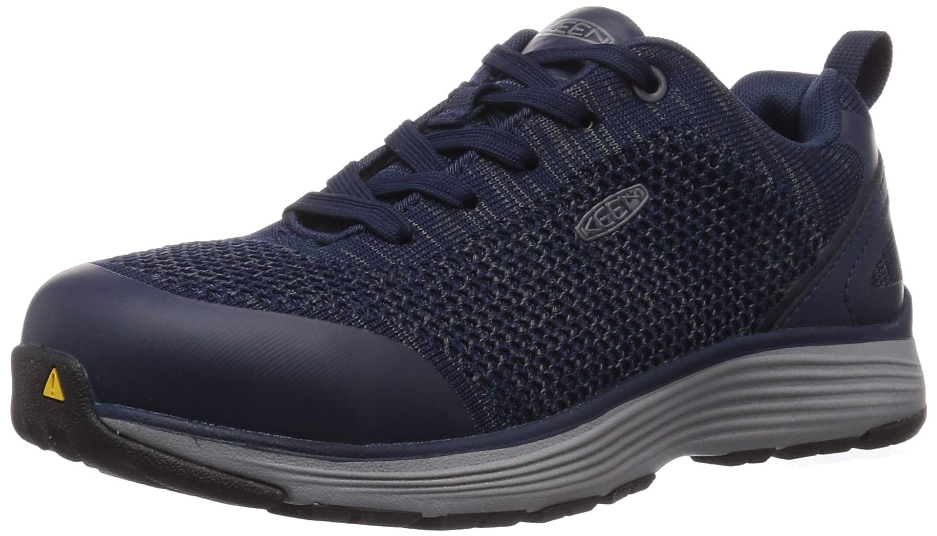 KEEN Utility Women's Sparta Low Height Alloy Toe Work Shoes - Lightweight Safety Shoes for Women, Comfortable Non-Slip Work Boots for Construction, Warehouse & Outdoor Jobs