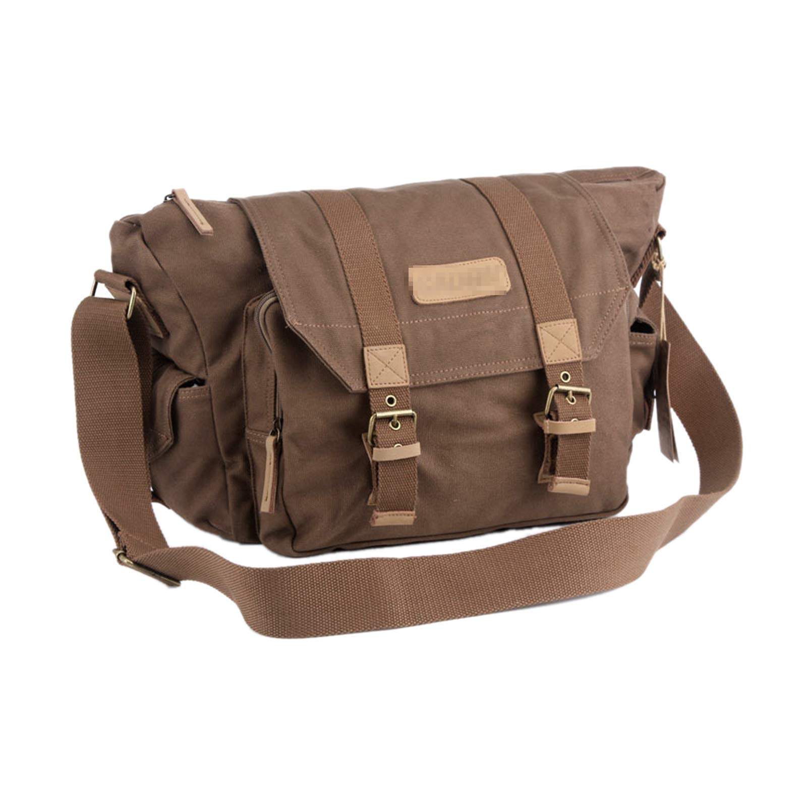 Vintage Canvas Camera Messenger Bag - Shockproof DSLR/SLR Shoulder Bag for Photographers | Perfect for Travel, Street Photography & Daily Commute
