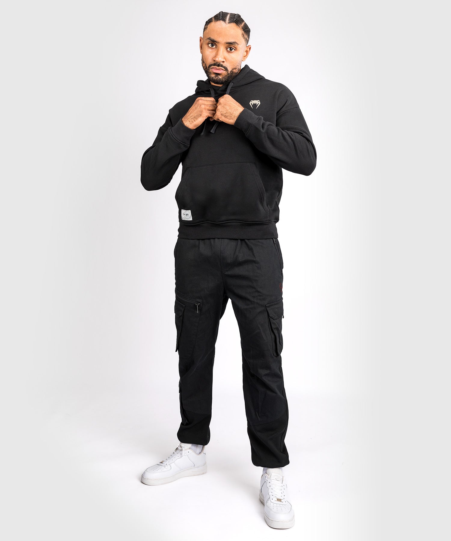 UFC by Venum Ulti Man Hoodie - Black | Men's MMA Training & Streetwear Hooded Sweatshirt for Fight Fans & Gym Wear
